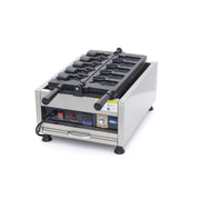 Gaufrier - 5 formes de Taiyaki / poisson - Rotative - Numérique 3200 W Maxima - Gaufrier professionnel CHR - matériel cuisine pro - Cuistéo