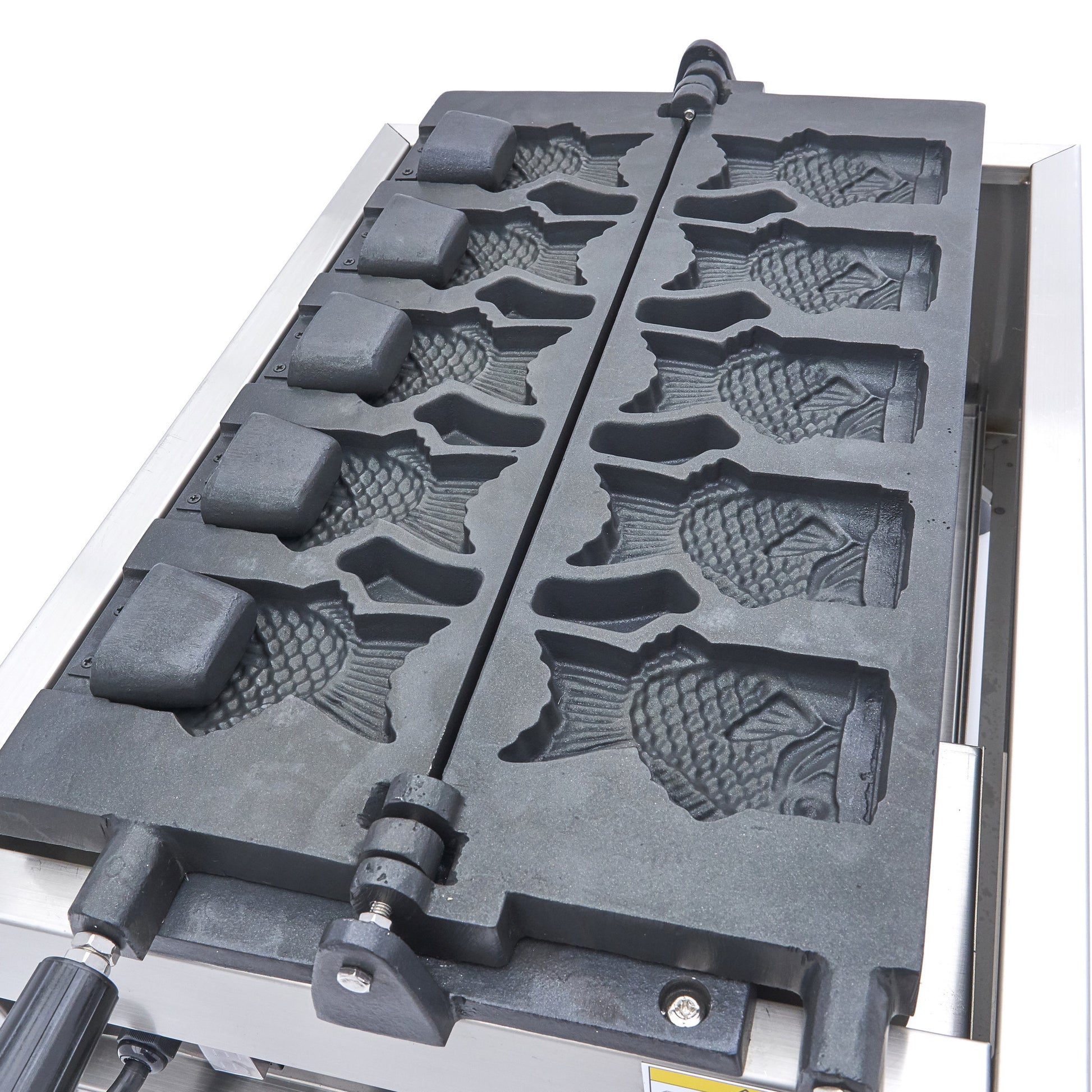 Gaufrier - 5 formes de Taiyaki / poisson - Rotative - Numérique 3200 W Maxima - vue 4 - Gaufrier pro CHR - Cuistéo