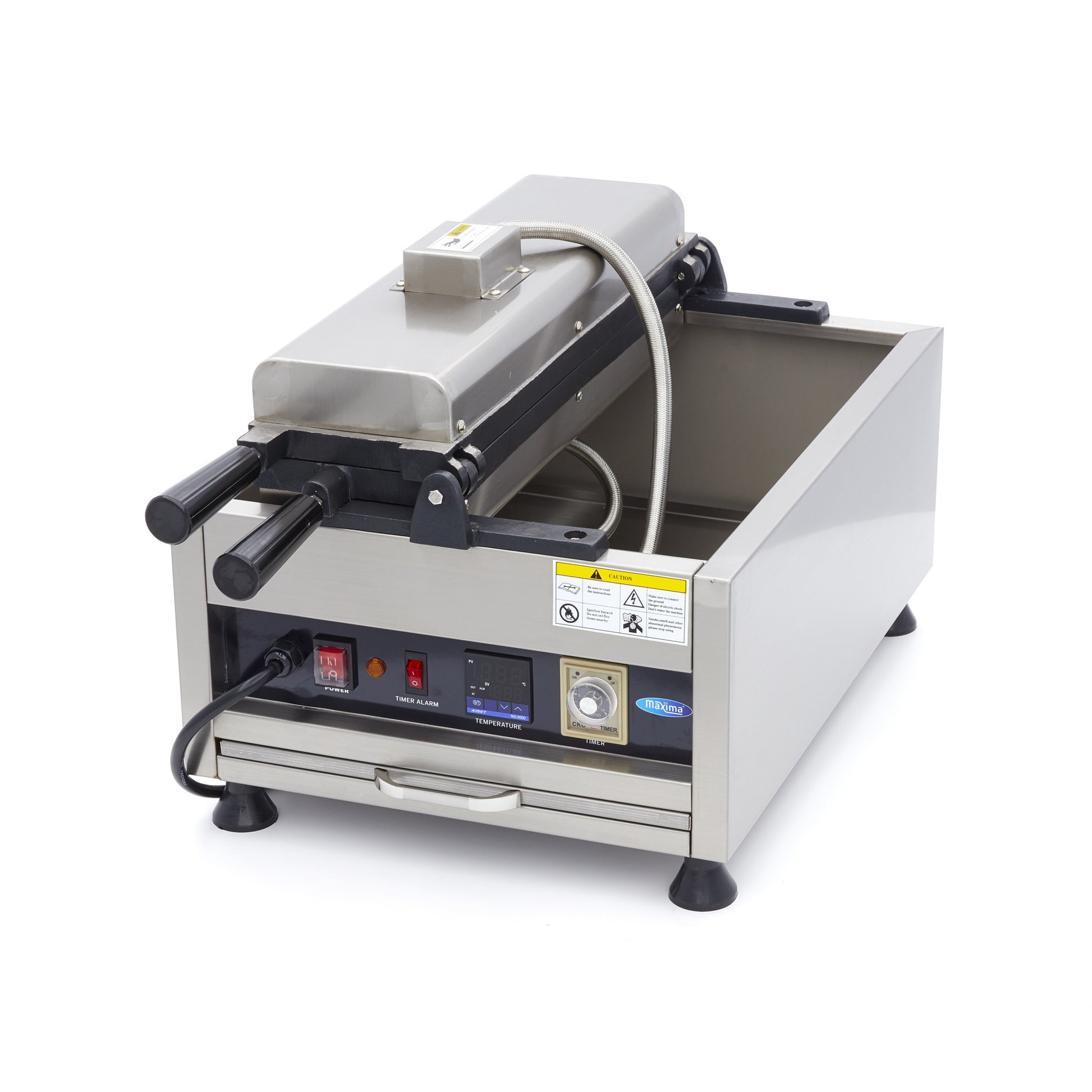 Gaufrier - 5 formes de Taiyaki / poisson - Rotative - Numérique 3200 W Maxima - vue 5 - Gaufrier pro CHR - Cuistéo