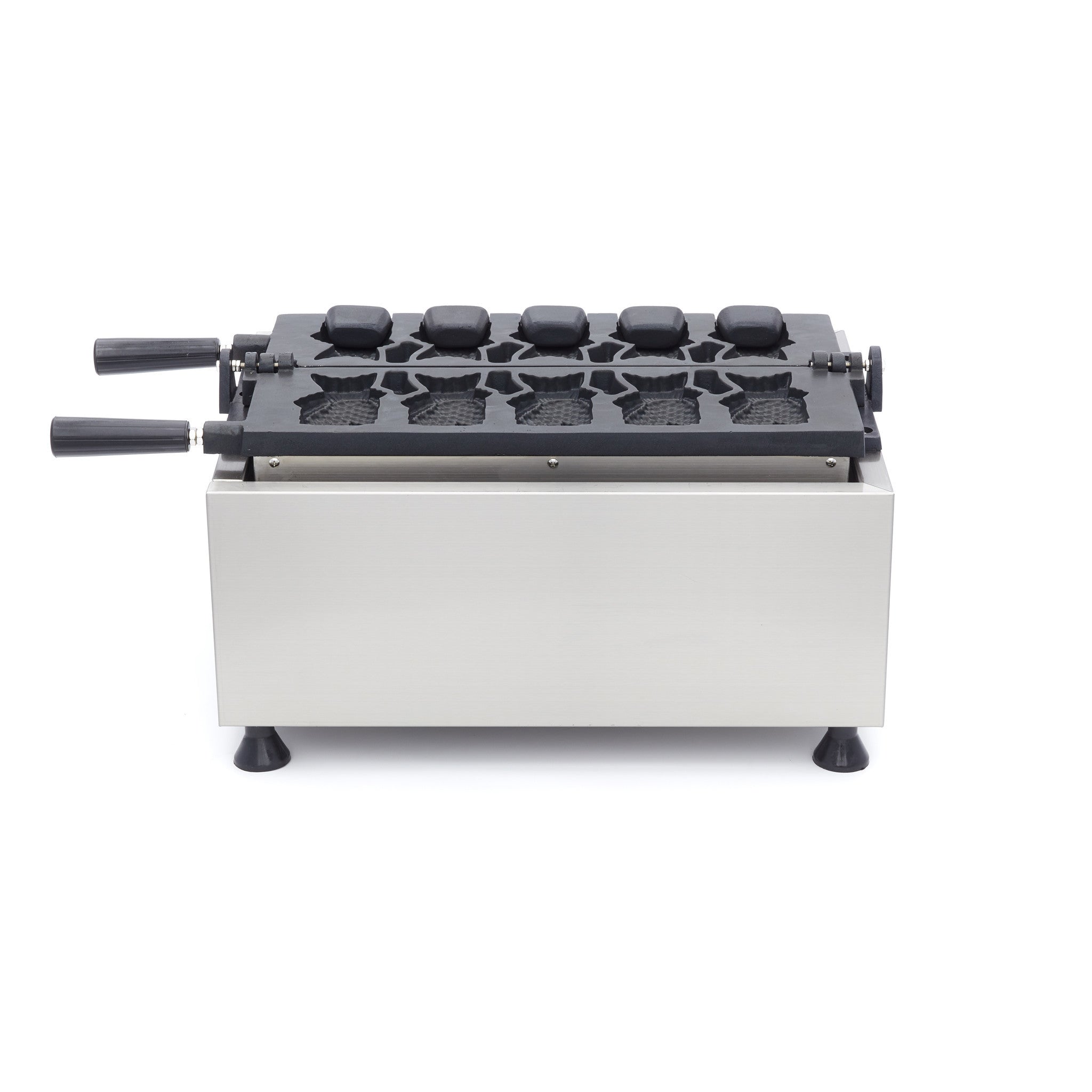 Gaufrier - 5 formes de Taiyaki / poisson - Rotative - Numérique 3200 W Maxima - vue 7 - Gaufrier pro CHR - Cuistéo