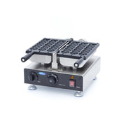 Gaufrier - 3 sucettes - Coeurs avec émoticônes sur des bâtonnets 1560 W Maxima - Gaufrier professionnel CHR - matériel cuisine pro - Cuistéo