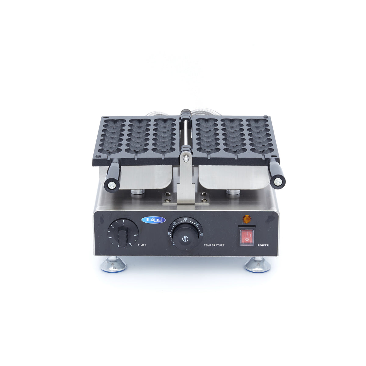 Gaufrier - 3 sucettes - Coeurs avec émoticônes sur des bâtonnets 1560 W Maxima - vue 7 - Gaufrier pro CHR - Cuistéo