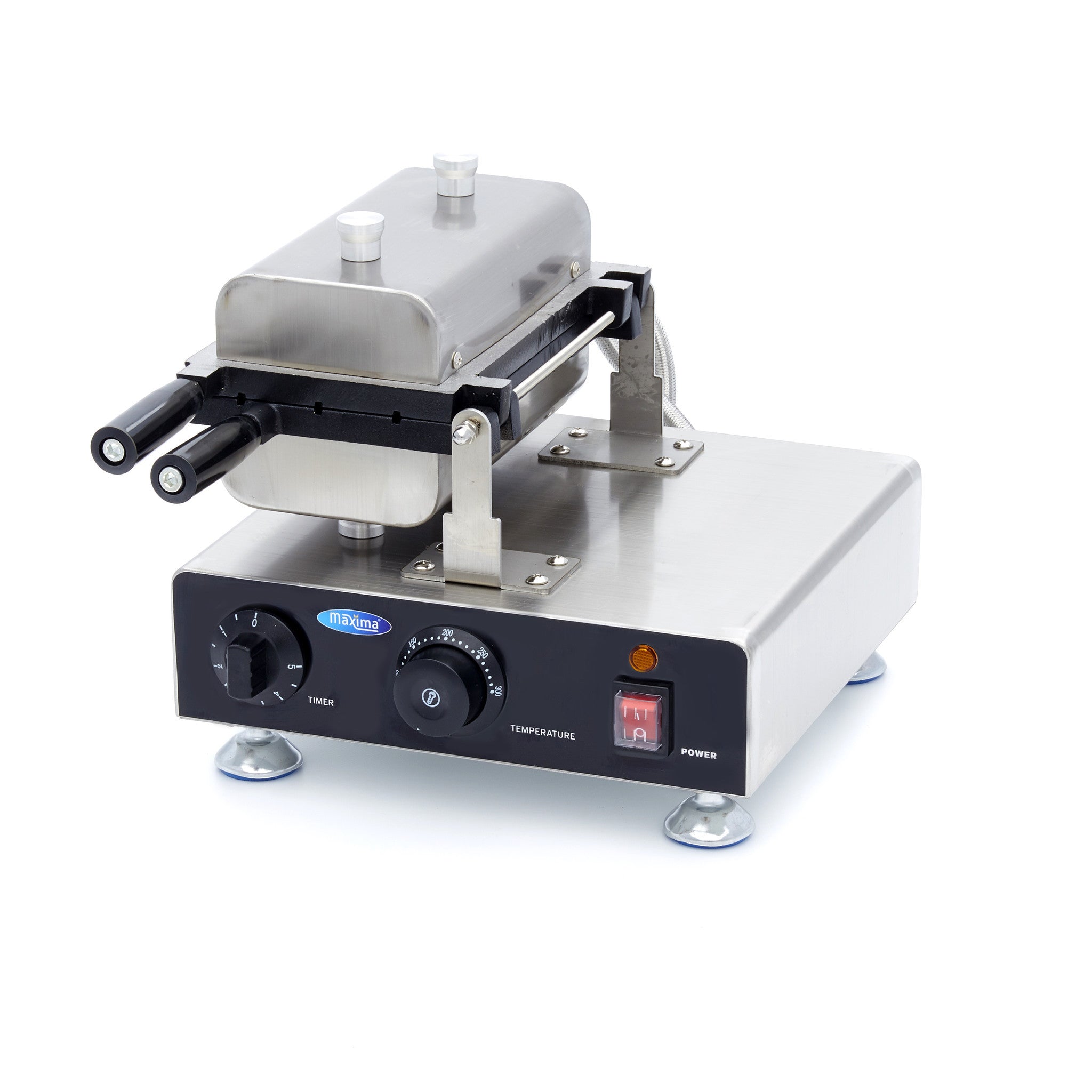 Gaufrier - 3 sucettes - Emojis sur bâtonnets 1560 W Maxima - vue 4 - Gaufrier pro CHR - Cuistéo