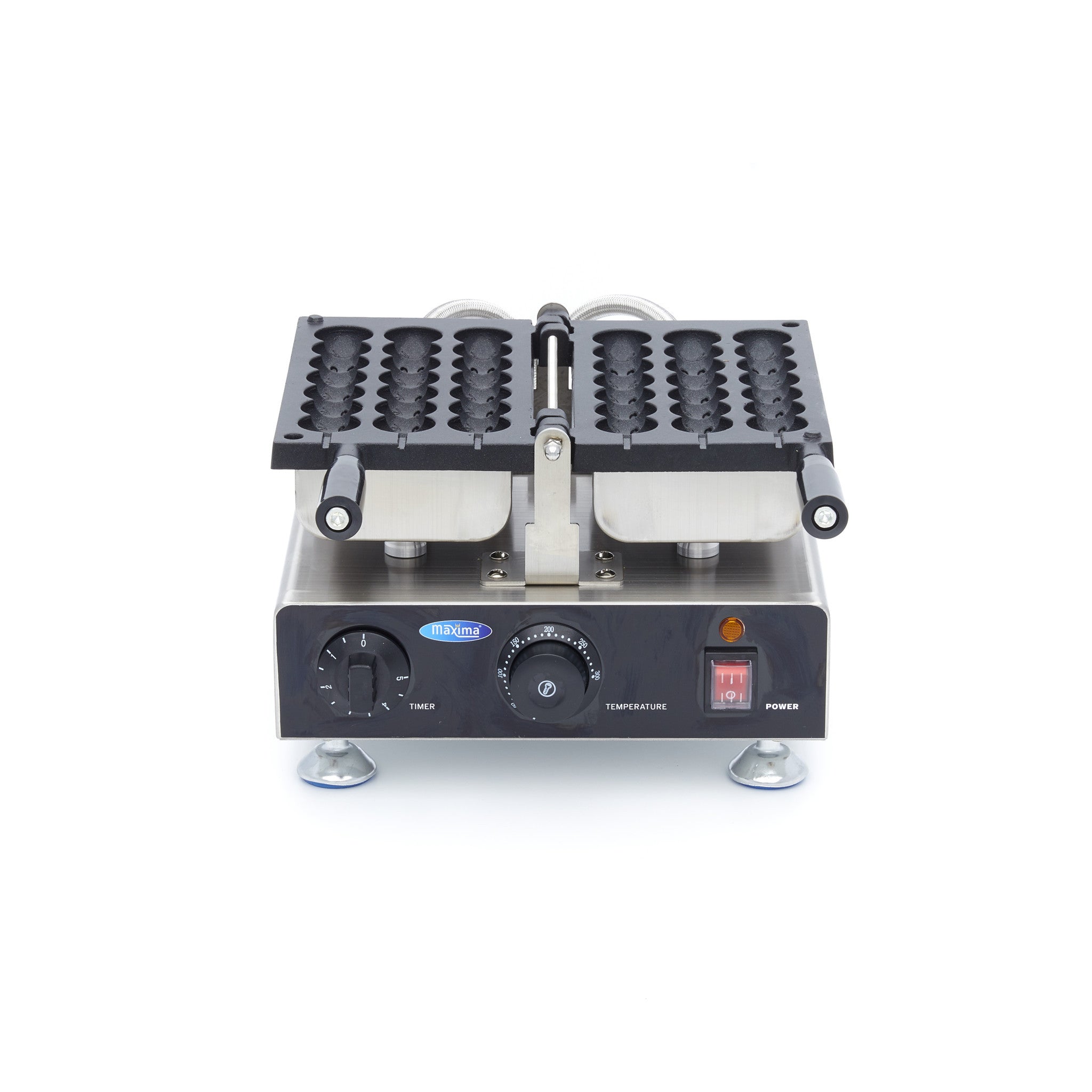Gaufrier - 3 sucettes - Emojis sur bâtonnets 1560 W Maxima - vue 7 - Gaufrier pro CHR - Cuistéo