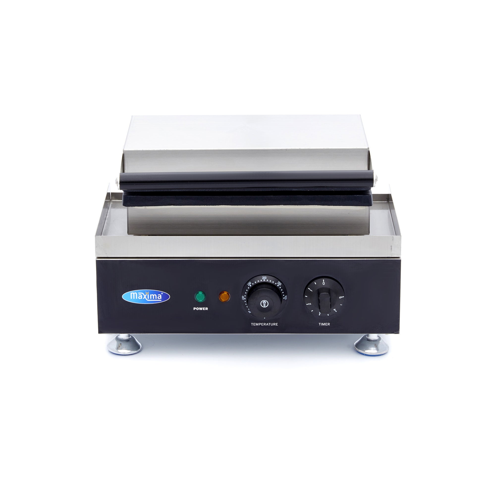 Gaufrier professionnel - 3 gaufres - Belge - Thermostat réglable 1750 W Maxima - vue 2 - Gaufrier pro CHR - Cuistéo
