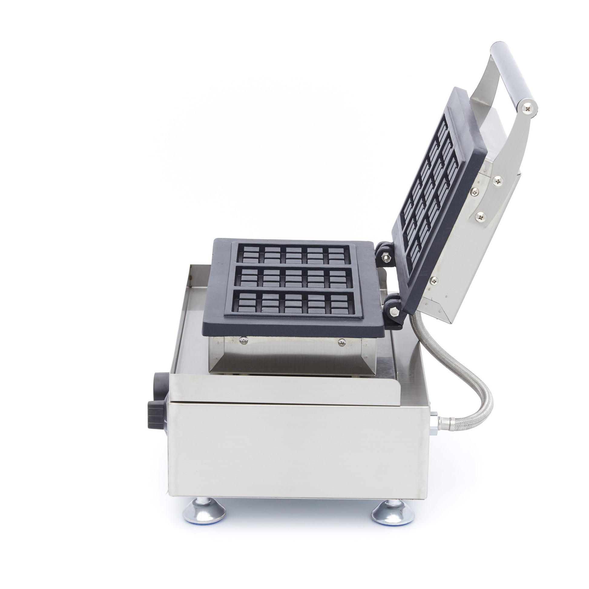 Gaufrier professionnel - 3 gaufres - Belge - Thermostat réglable 1750 W Maxima - vue 6 - Gaufrier pro CHR - Cuistéo