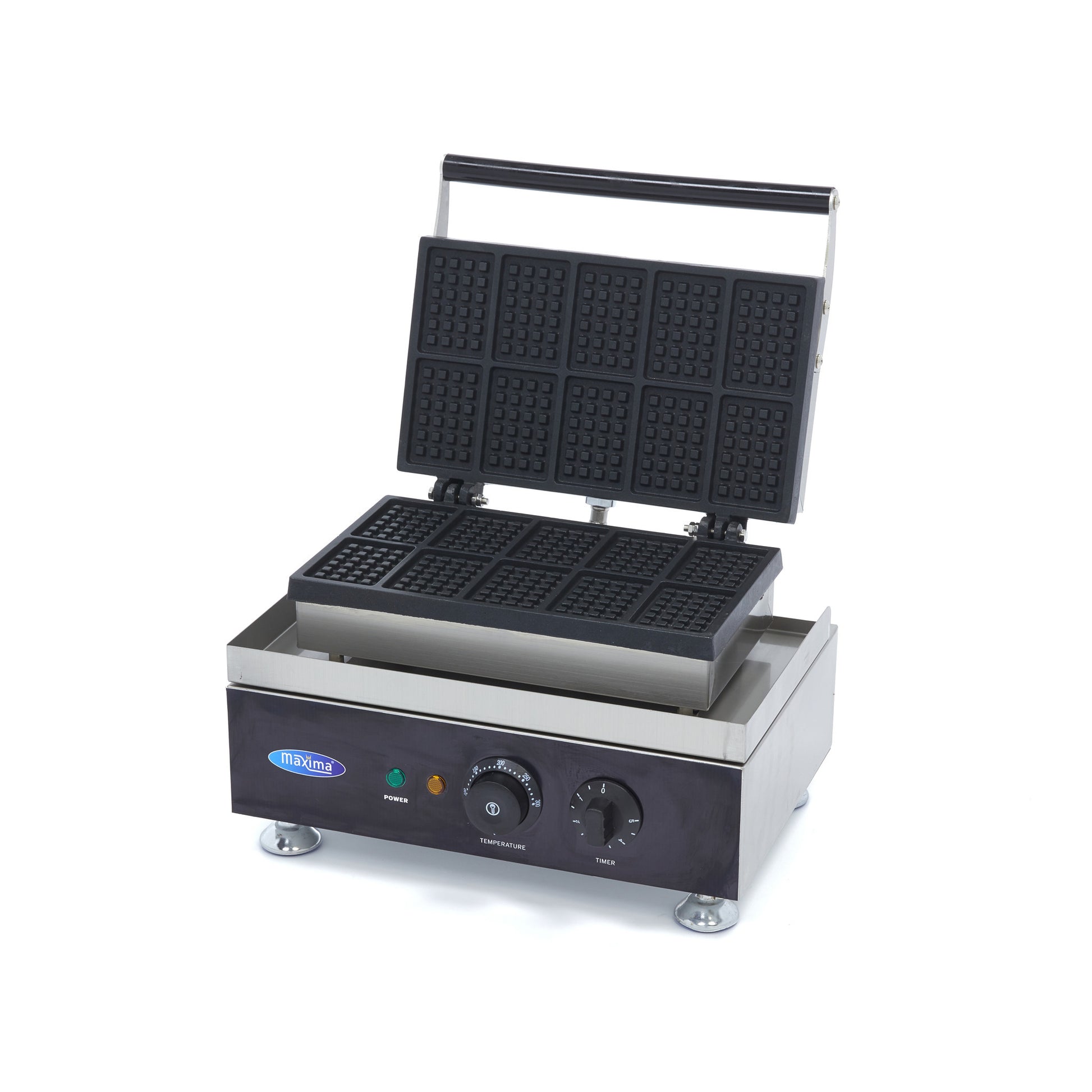 Gaufrier - 10 gaufres - Mini belges 1750 W Maxima - Gaufrier professionnel CHR - matériel cuisine pro - Cuistéo