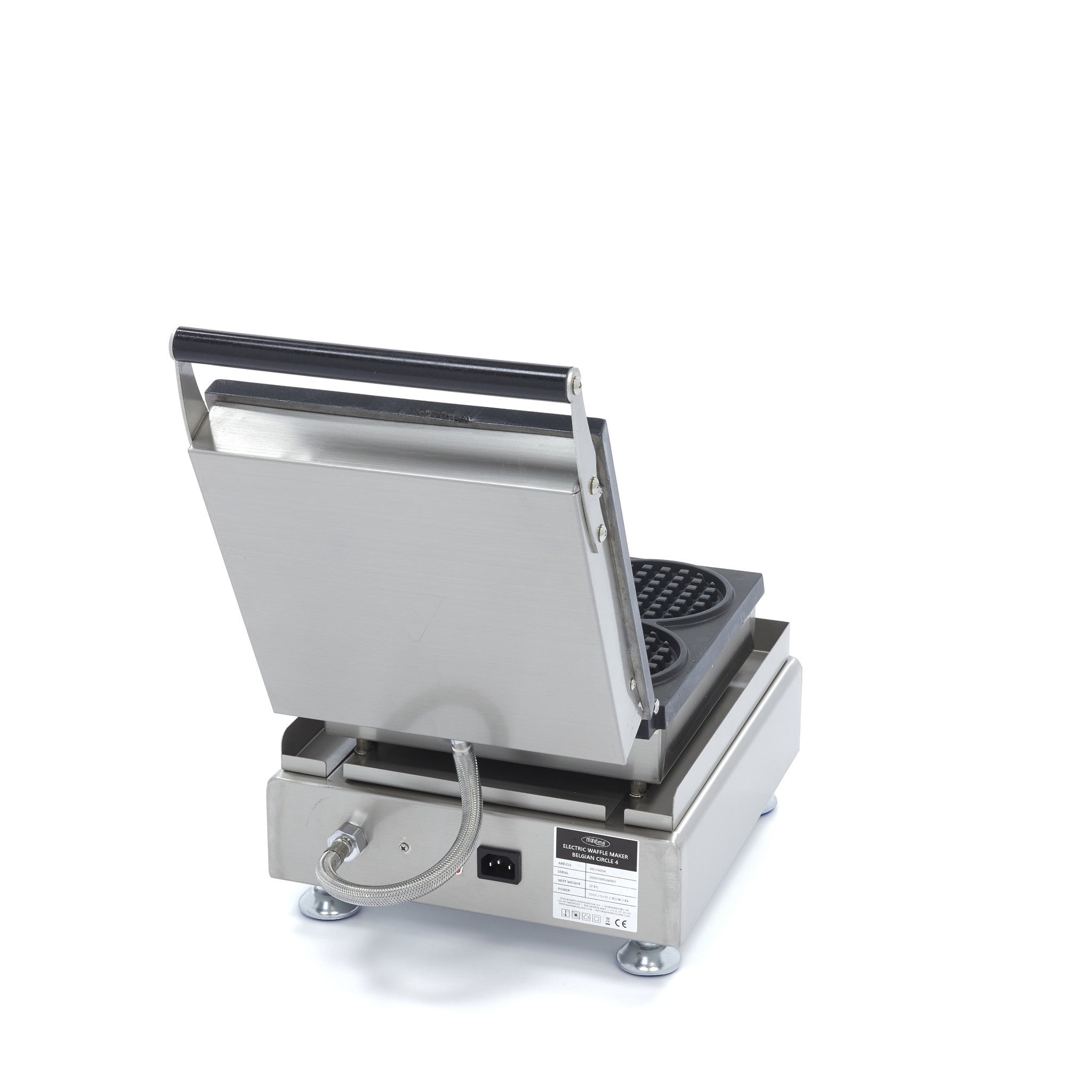 Gaufrier - 4 gaufres - Mini ronds 1750 W Maxima - vue 5 - Gaufrier pro CHR - Cuistéo