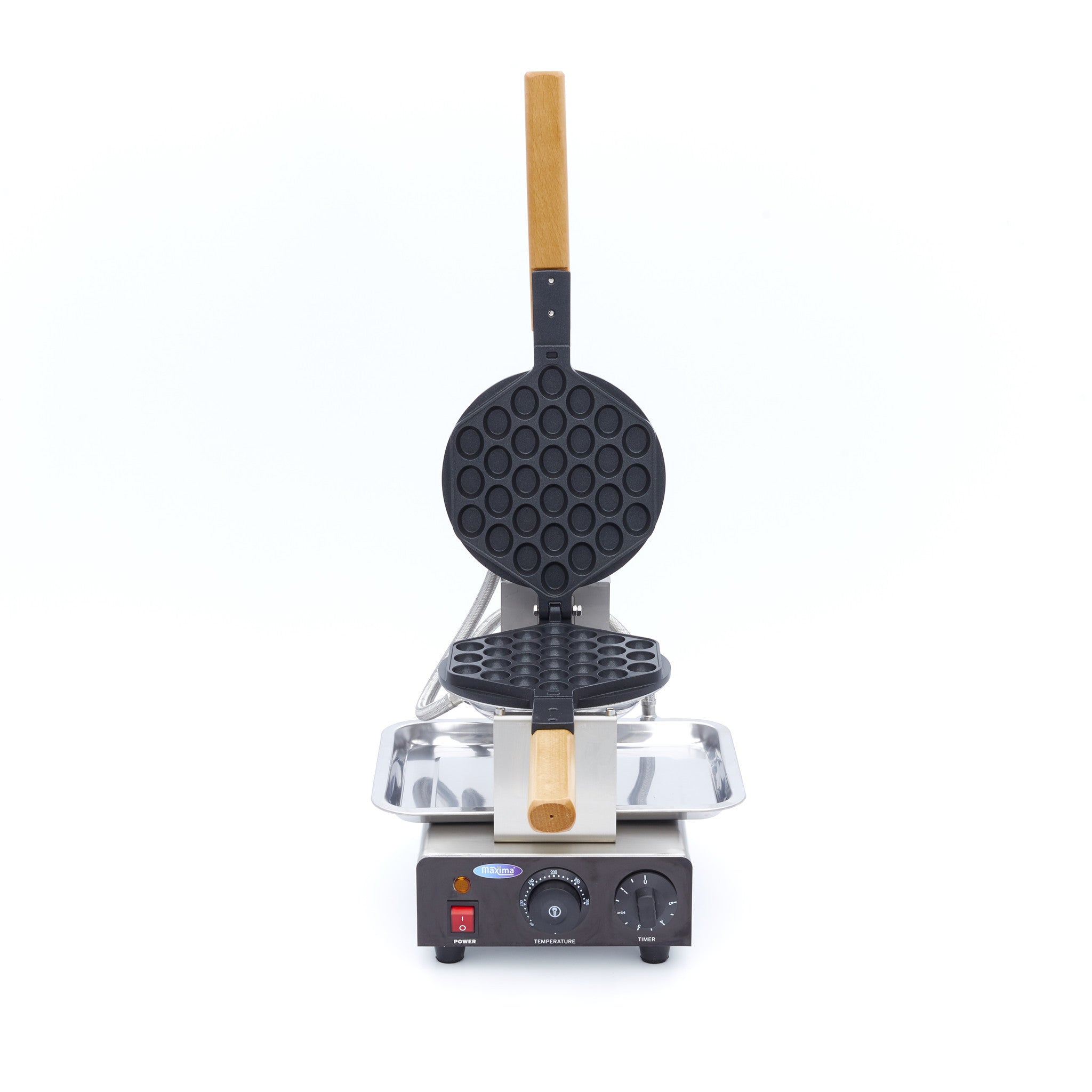 Gaufrier professionnel - Gaufres à bulles - Thermostat réglable 1415 W Maxima - vue 8 - Gaufrier pro CHR - Cuistéo