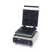 Gaufrier - 4 pièces - Coeurs sur bâtonnets 1750 W Maxima - Gaufrier professionnel CHR - matériel cuisine pro - Cuistéo