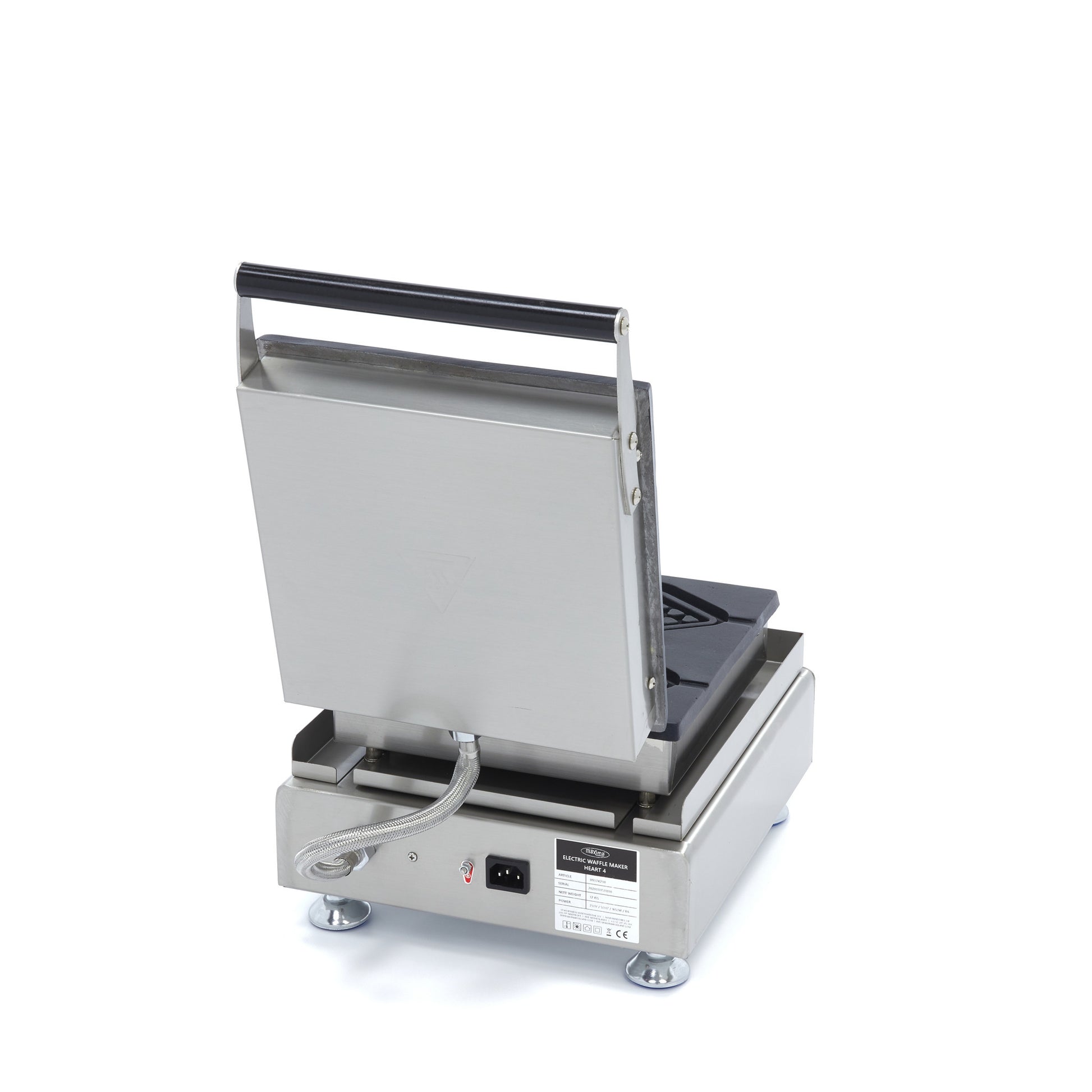 Gaufrier - 4 pièces - Coeurs sur bâtonnets 1750 W Maxima - vue 5 - Gaufrier pro CHR - Cuistéo