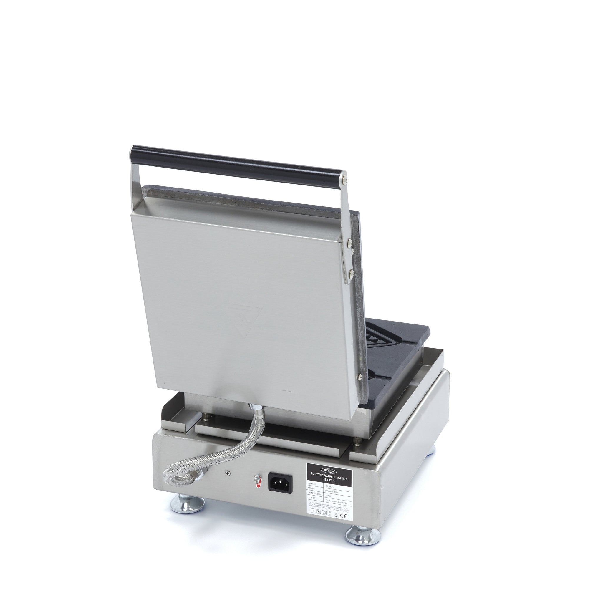 Gaufrier - 4 pièces - Coeurs sur bâtonnets 1750 W Maxima - vue 5 - Gaufrier pro CHR - Cuistéo