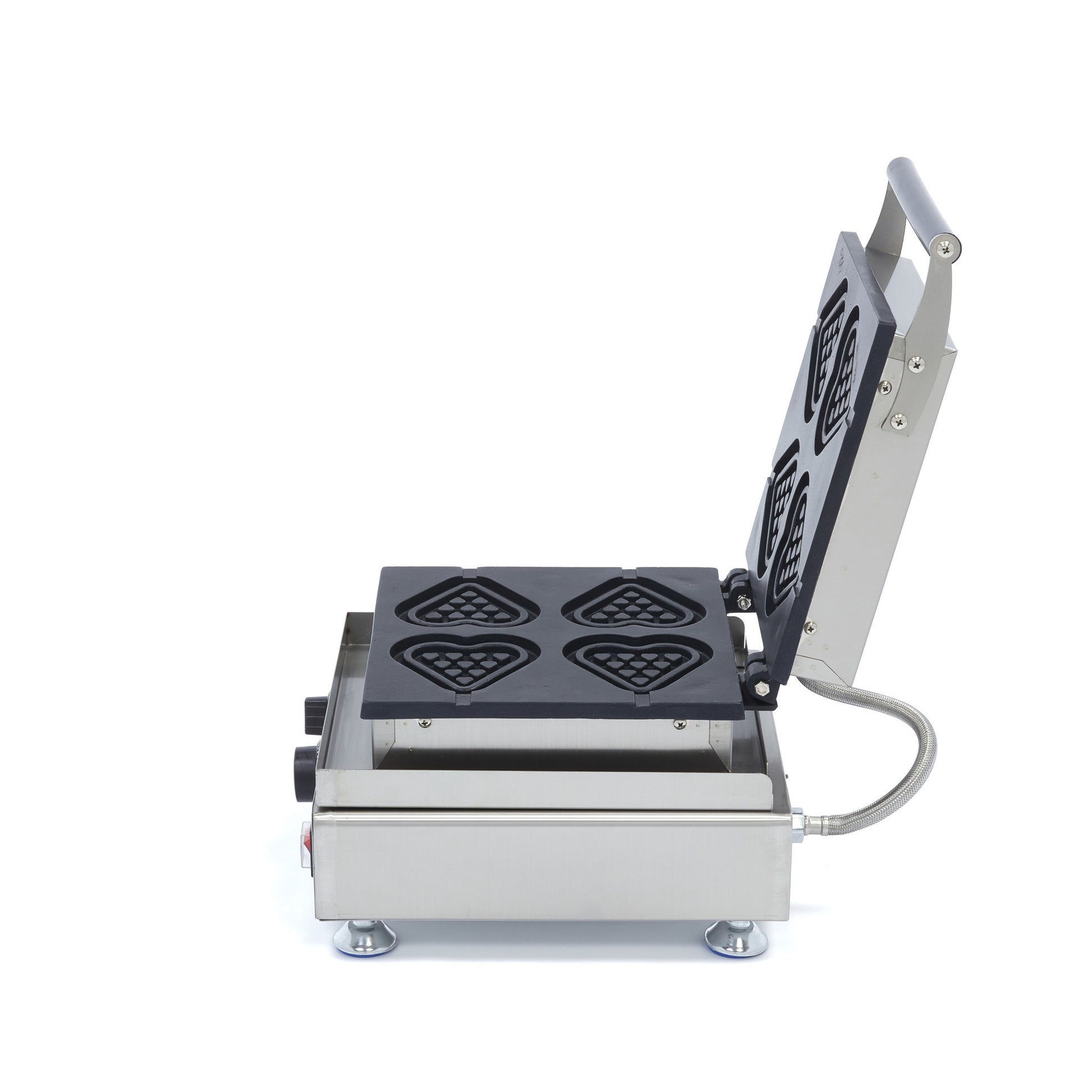 Gaufrier - 4 pièces - Coeurs sur bâtonnets 1750 W Maxima - vue 6 - Gaufrier pro CHR - Cuistéo