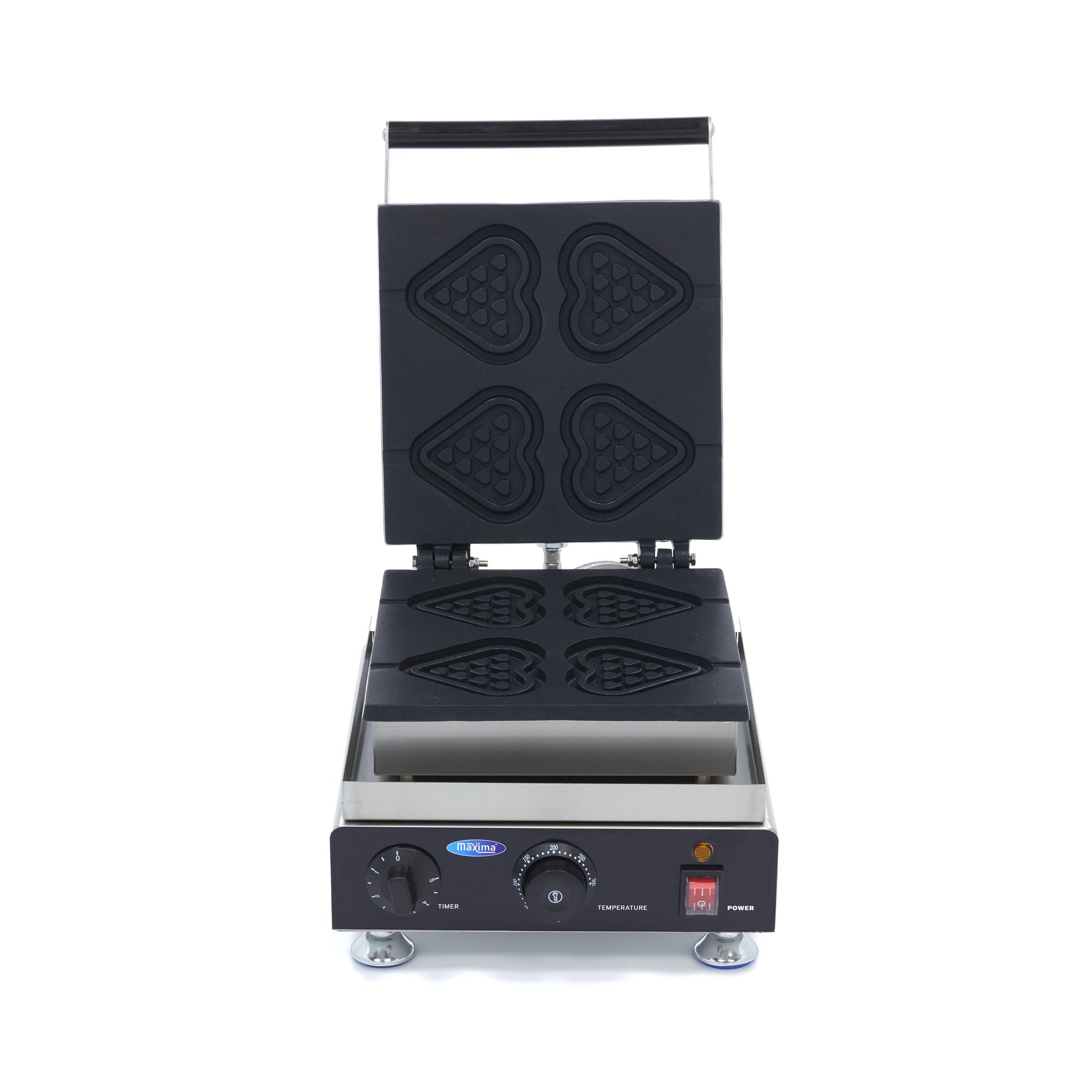 Gaufrier - 4 pièces - Coeurs sur bâtonnets 1750 W Maxima - vue 7 - Gaufrier pro CHR - Cuistéo