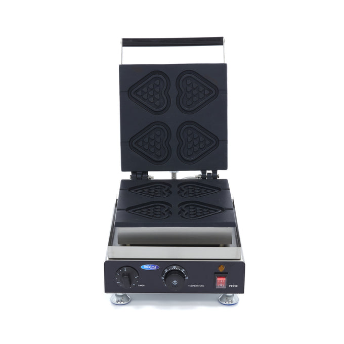 Gaufrier - 4 pièces - Coeurs sur bâtonnets 1750 W Maxima - vue 7 - Gaufrier pro CHR - Cuistéo