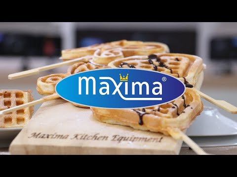 Gaufrier - 4 pièces - Coeurs sur bâtonnets 1750 W Maxima - vue 8 - Gaufrier pro CHR - Cuistéo