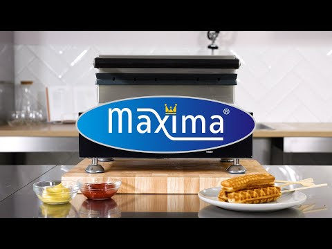 Machine à corn dog - 6 bâtonnets - Corn dogs - 2 motifs 1750 W Maxima - vue 9 - Gaufrier pro CHR - Cuistéo