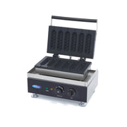 Machine à corn dog - 6 bâtonnets - Corn Dogs - Motif en diamant 1750 W Maxima - Gaufrier professionnel CHR - matériel cuisine pro - Cuistéo