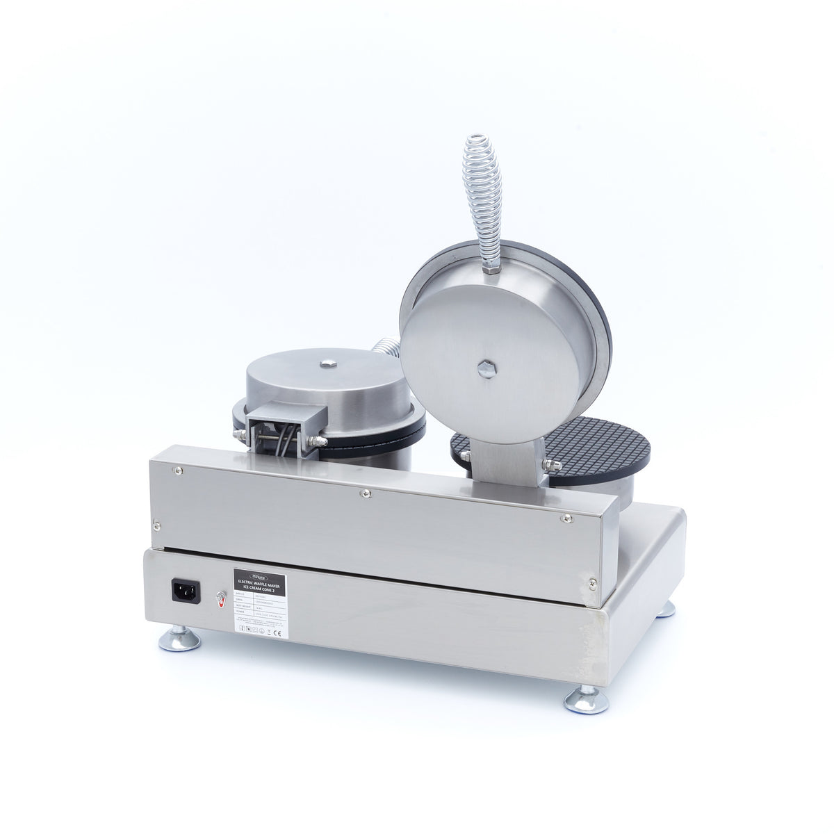 Gaufrier - 2 pièces - Cornet de crème glacée 2000 W Maxima - vue 5 - Gaufrier pro CHR - Cuistéo