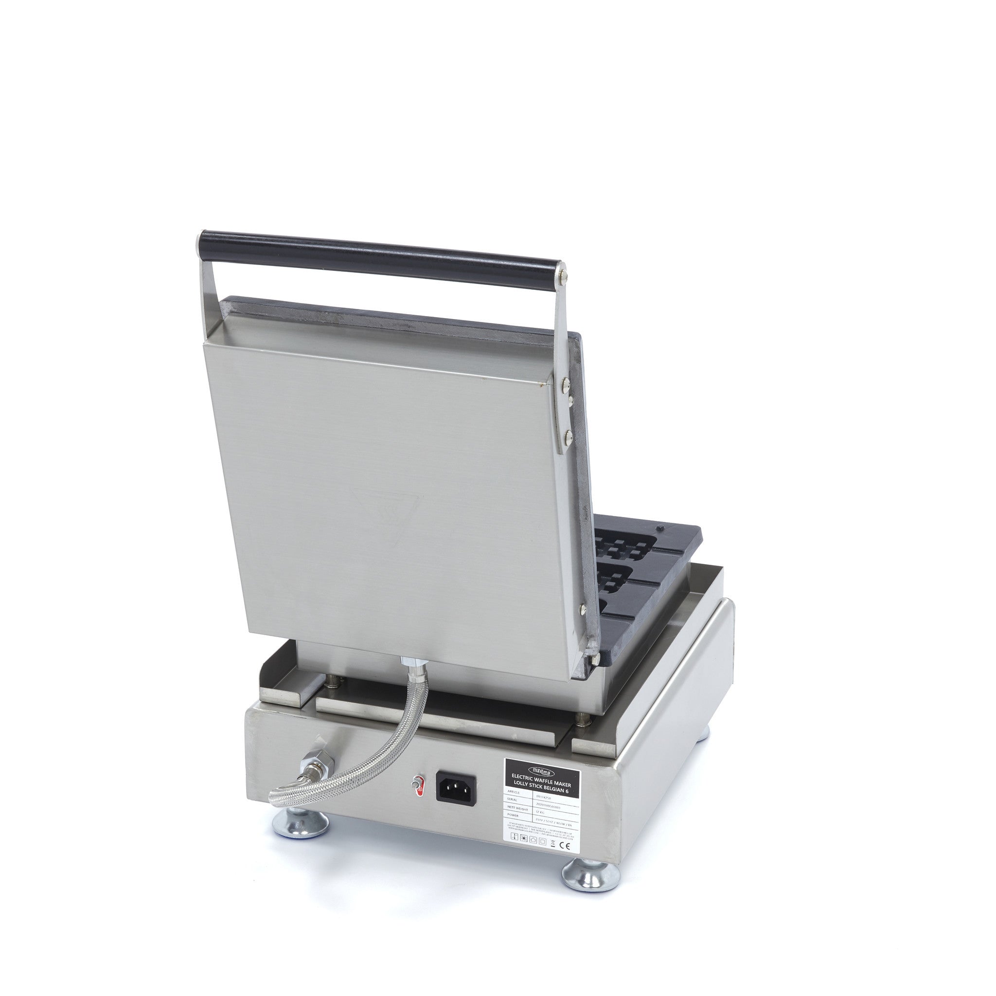 Gaufrier - 6 gaufres - Belges sur bâtonnets 1750 W Maxima - vue 5 - Gaufrier pro CHR - Cuistéo