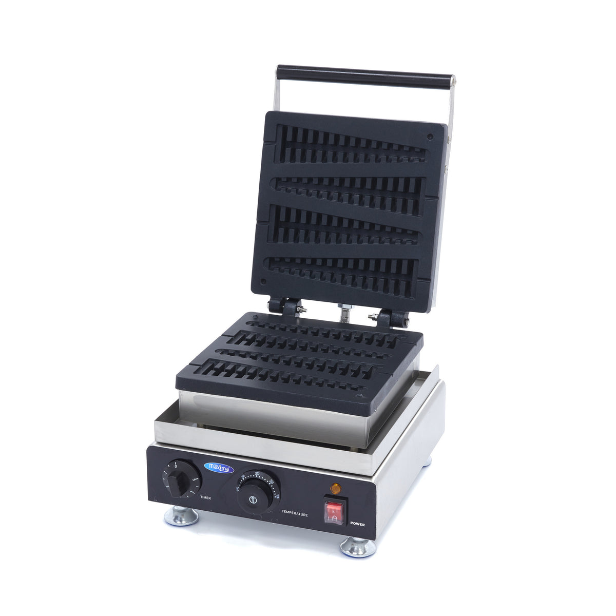 Gaufrier - 4 sucettes - sur bâtonnets 1750 W Maxima - Gaufrier professionnel CHR - matériel cuisine pro - Cuistéo