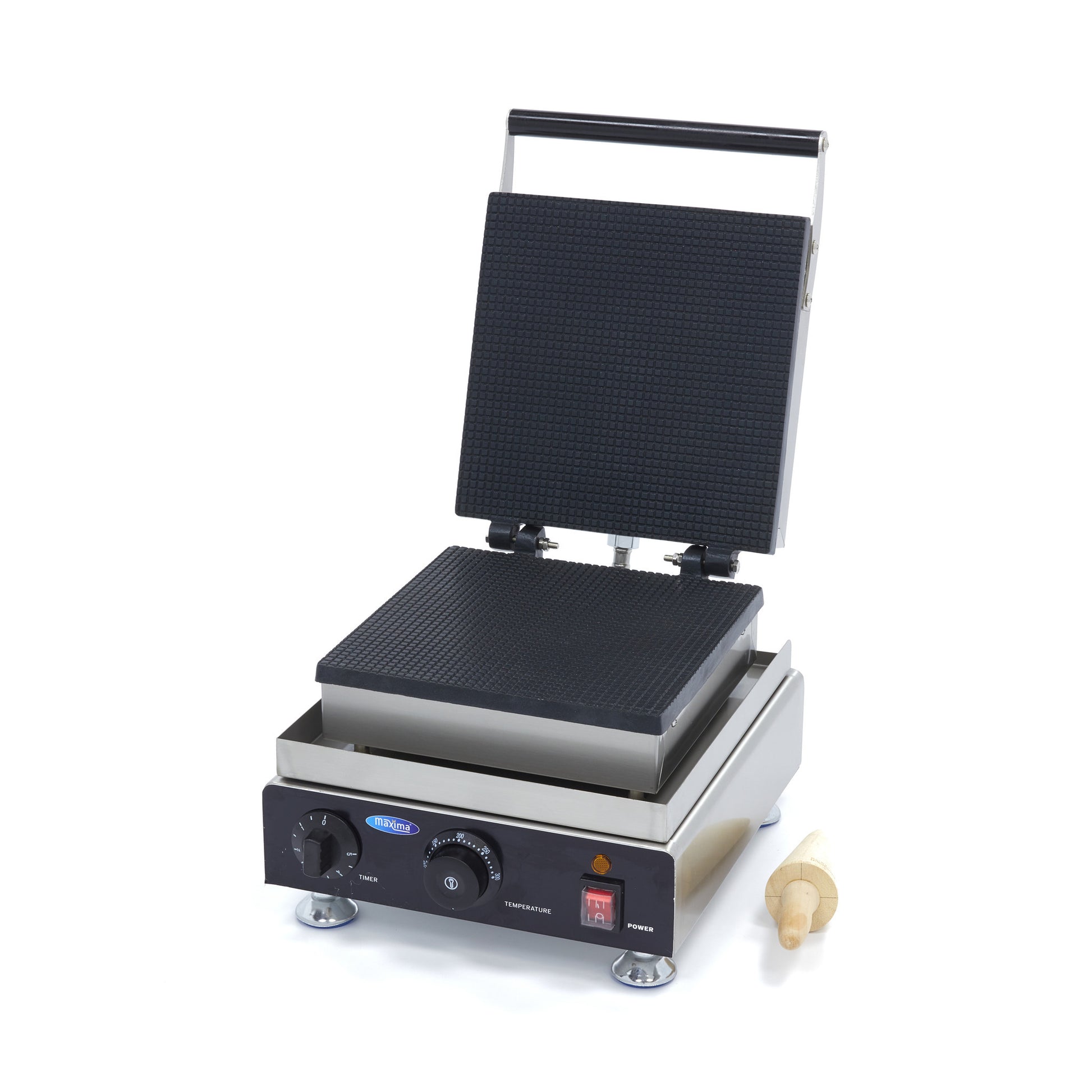 Gaufrier professionnel - Gaufres au sirop - Thermostat réglable 1750 W Maxima - Gaufrier professionnel CHR - matériel cuisine pro - Cuistéo