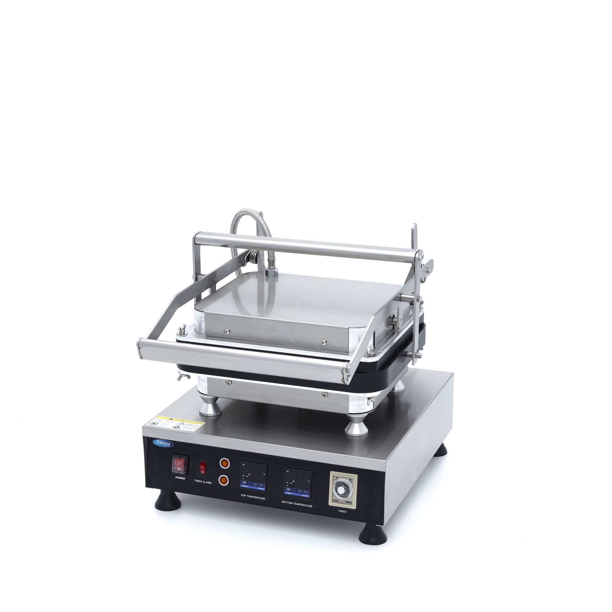 Machine à tartes - vendue sans moules - Divers moules disponibles 3200 W Maxima - Gaufrier professionnel CHR - matériel cuisine pro - Cuistéo