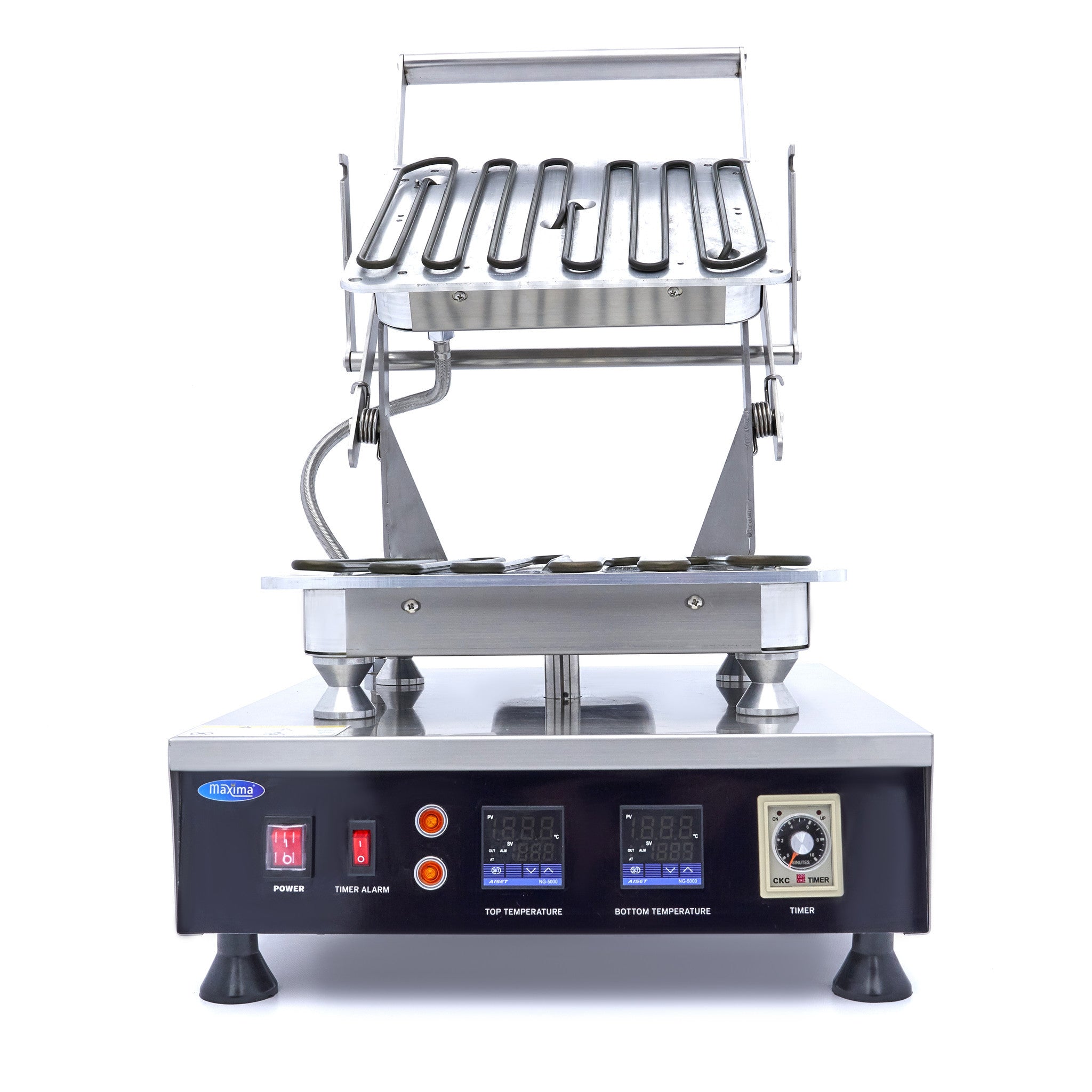 Machine à tartes - vendue sans moules - Divers moules disponibles 3200 W Maxima - vue 3 - Gaufrier pro CHR - Cuistéo