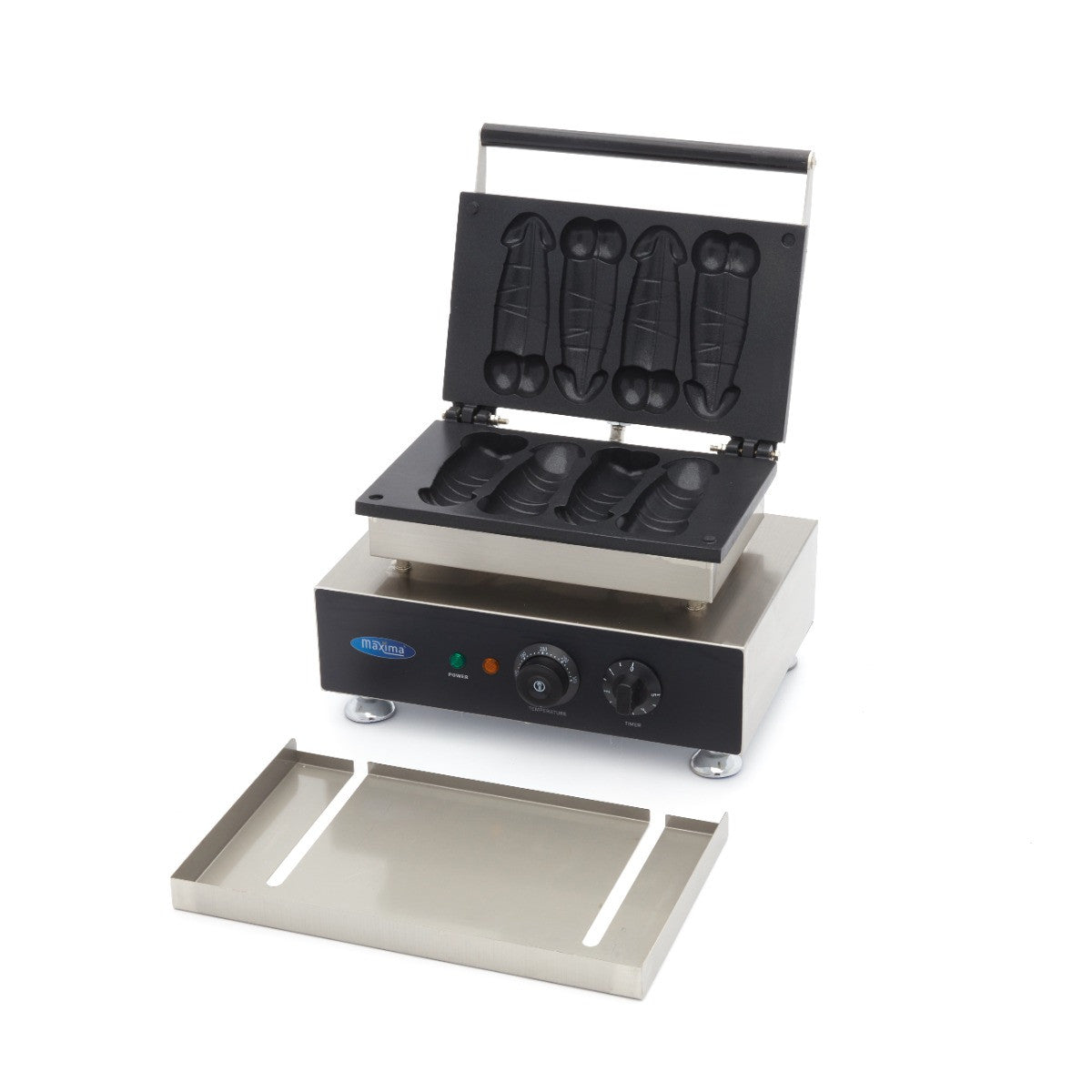 Gaufrier en forme de pénis - 4 pièces 1500 W Maxima - vue 7 - Gaufrier pro CHR - Cuistéo