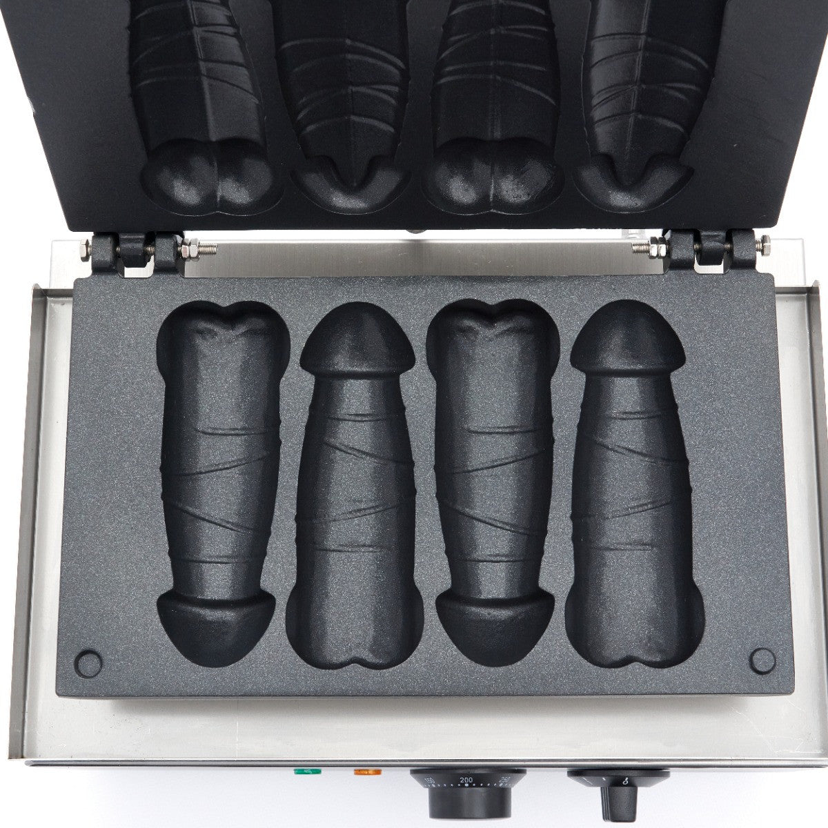 Gaufrier en forme de pénis - 4 pièces 1500 W Maxima - vue 9 - Gaufrier pro CHR - Cuistéo