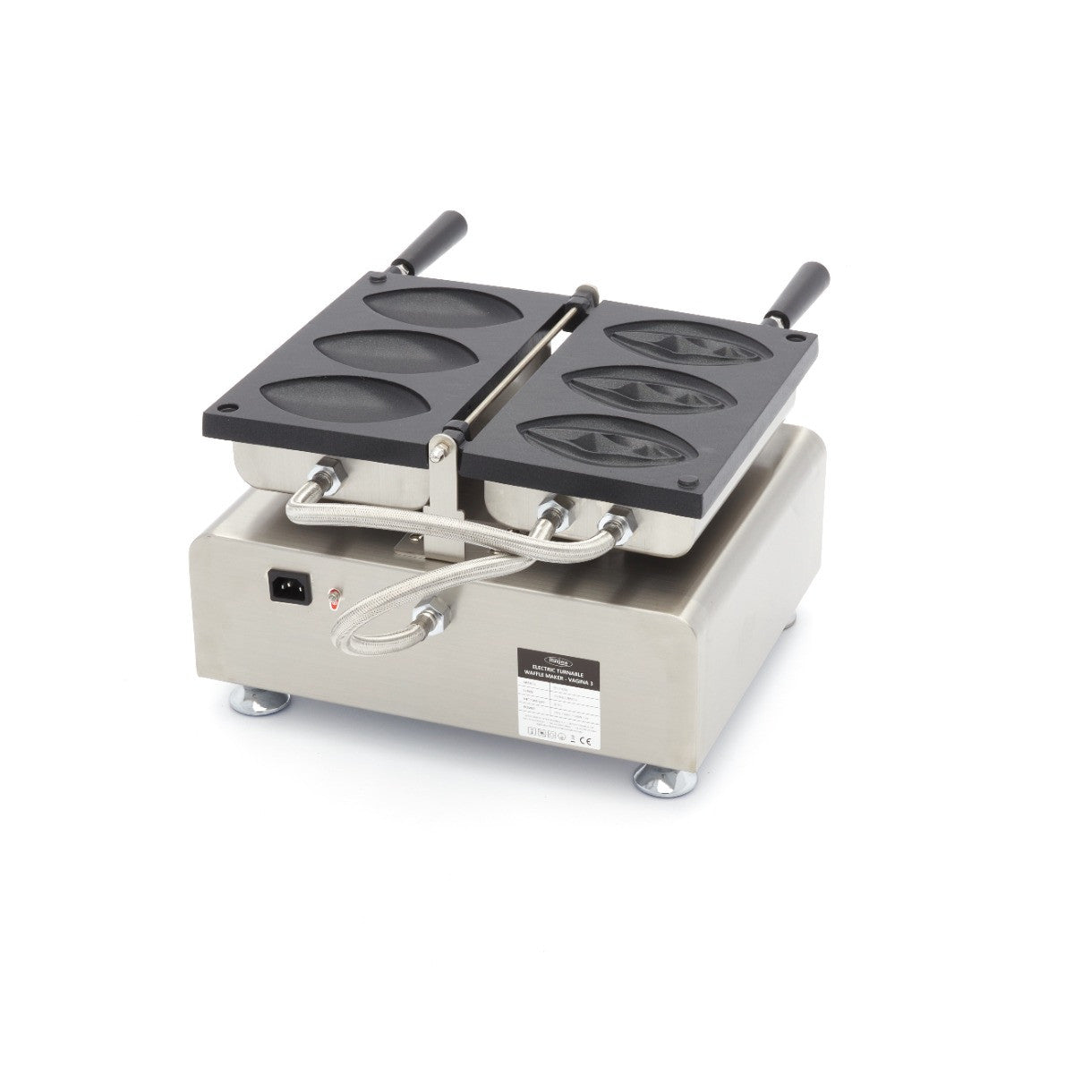 Gaufrier - 3 pièces - Rotatif - Vagin 1560 W Maxima - vue 4 - Gaufrier pro CHR - Cuistéo