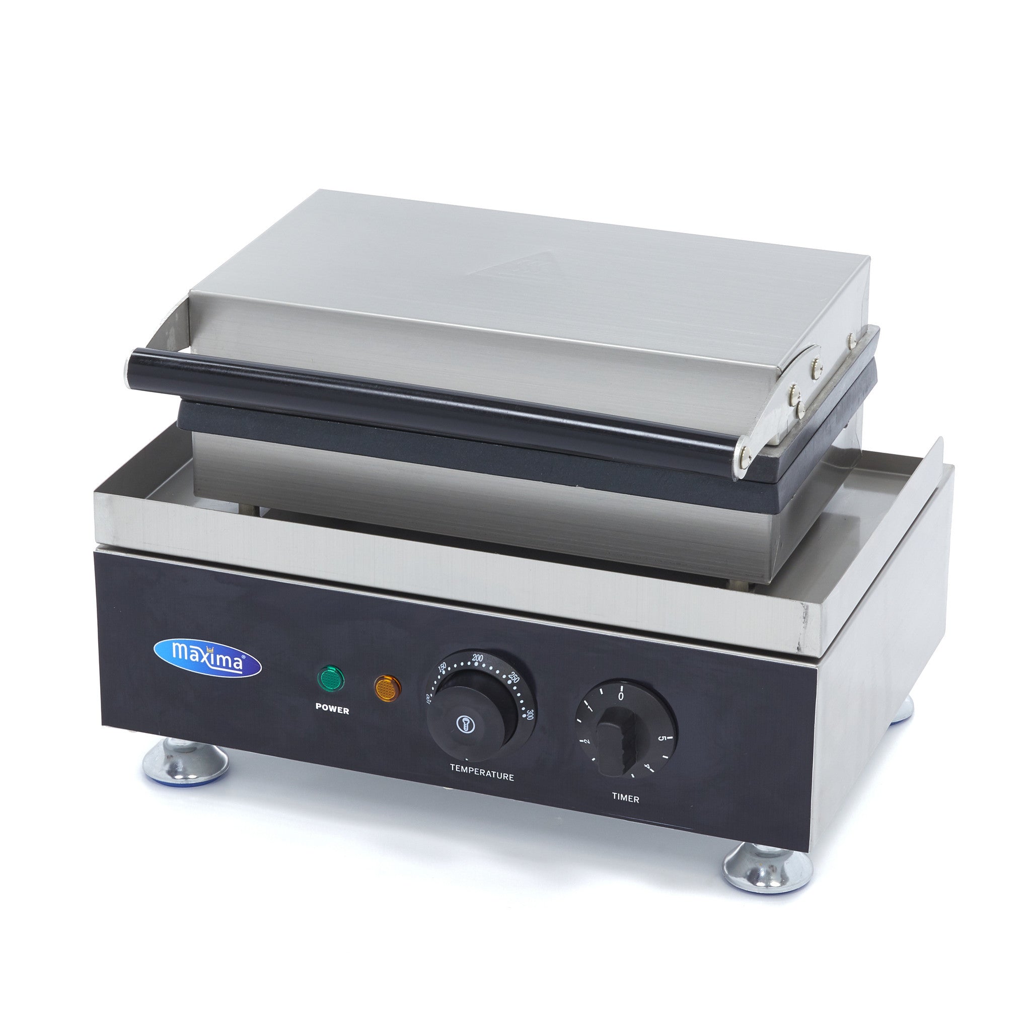 Machine à donuts - 12 mini donuts - diam 5cm - avec minuteur intégré 1750 W Maxima - vue 2 - Gaufrier pro CHR - Cuistéo