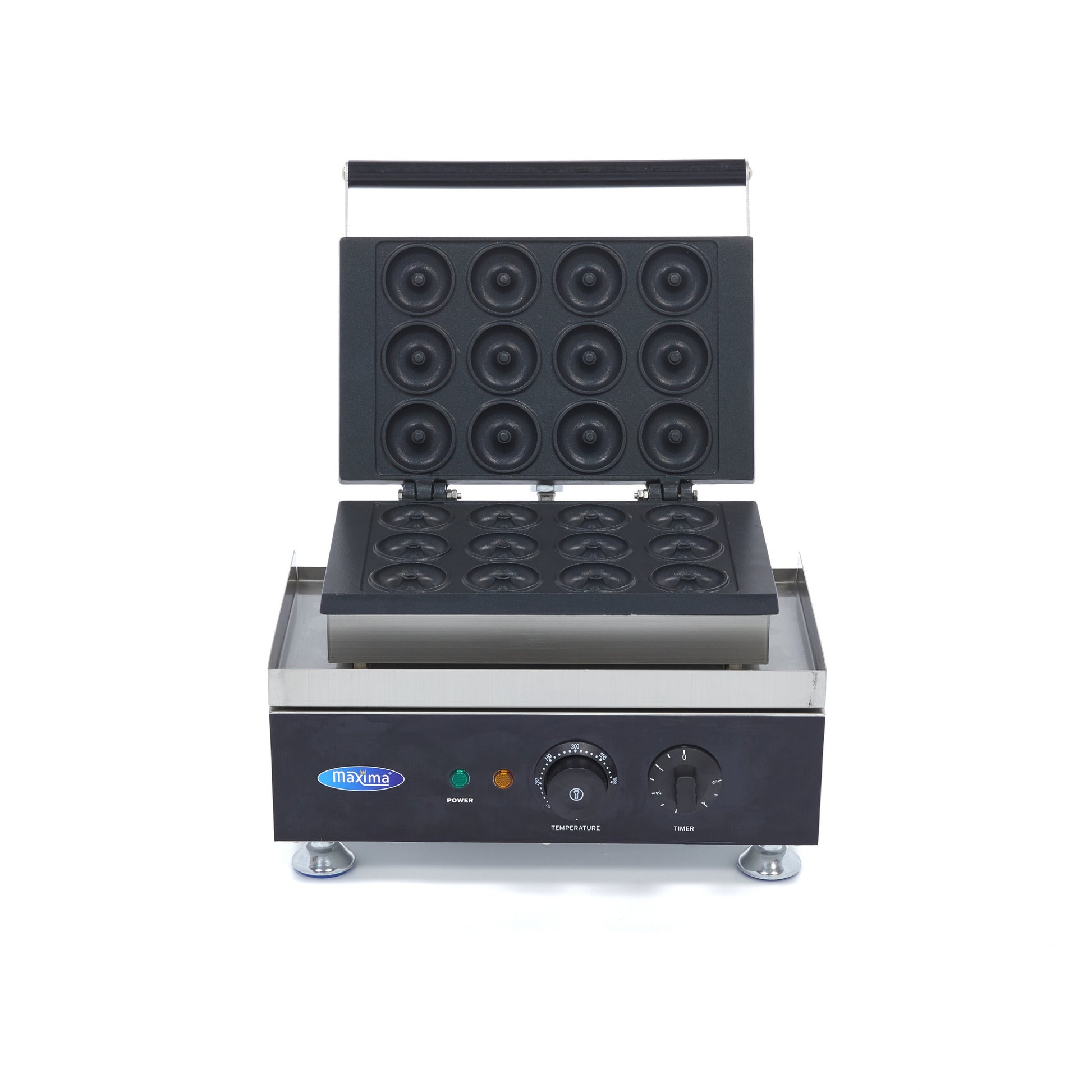 Machine à donuts - 12 mini donuts - diam 5cm - avec minuteur intégré 1750 W Maxima - vue 7 - Gaufrier pro CHR - Cuistéo