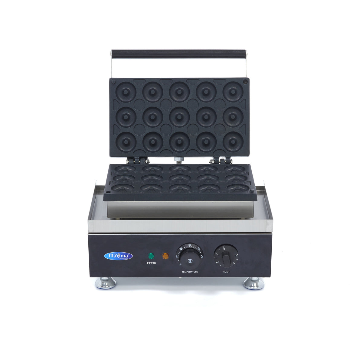 Machine à donuts - 15 mini donuts - Ø5cm - avec minuteur intégré 1750 W Maxima - vue 7 - Gaufrier pro CHR - Cuistéo