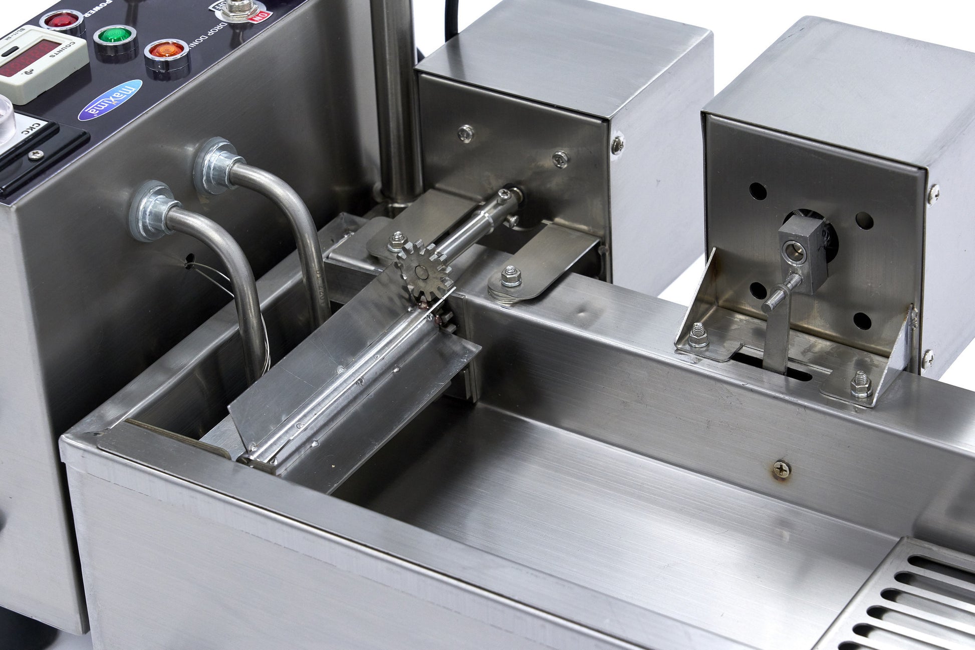 Machine à Donuts - 500 donuts/heure - Automatique - Friteuse avec système de retournement 7 L 3000 W Maxima - vue 2 - Gaufrier pro CHR - Cuistéo