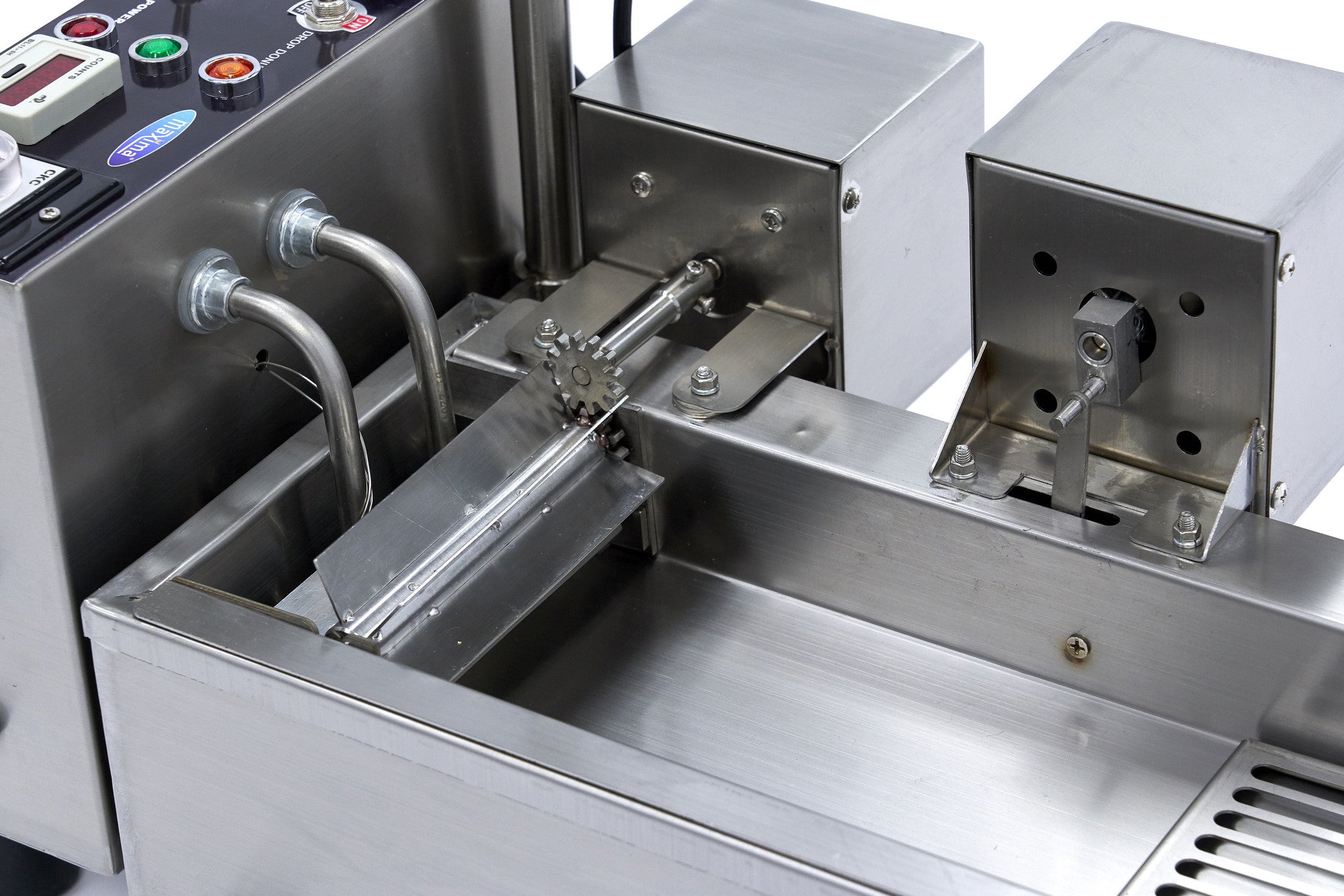 Machine à Donuts - 500 donuts/heure - Automatique - Friteuse avec système de retournement 7 L 3000 W Maxima - vue 2 - Gaufrier pro CHR - Cuistéo