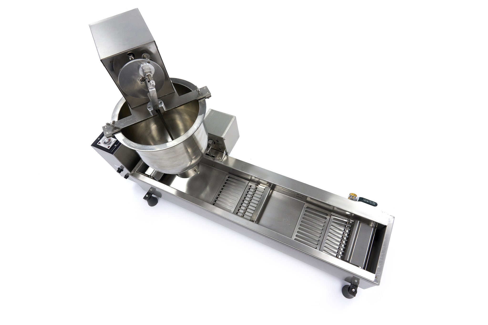 Machine à Donuts - 500 donuts/heure - Automatique - Friteuse avec système de retournement 7 L 3000 W Maxima - vue 6 - Gaufrier pro CHR - Cuistéo