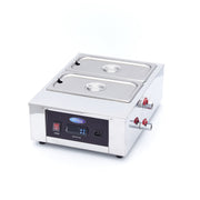 Chauffe chocolat - 2 bacs GN 1/3 de 100 mm 1500 W Maxima - Chauffe-chocolat professionnel CHR - matériel cuisine pro - Cuistéo