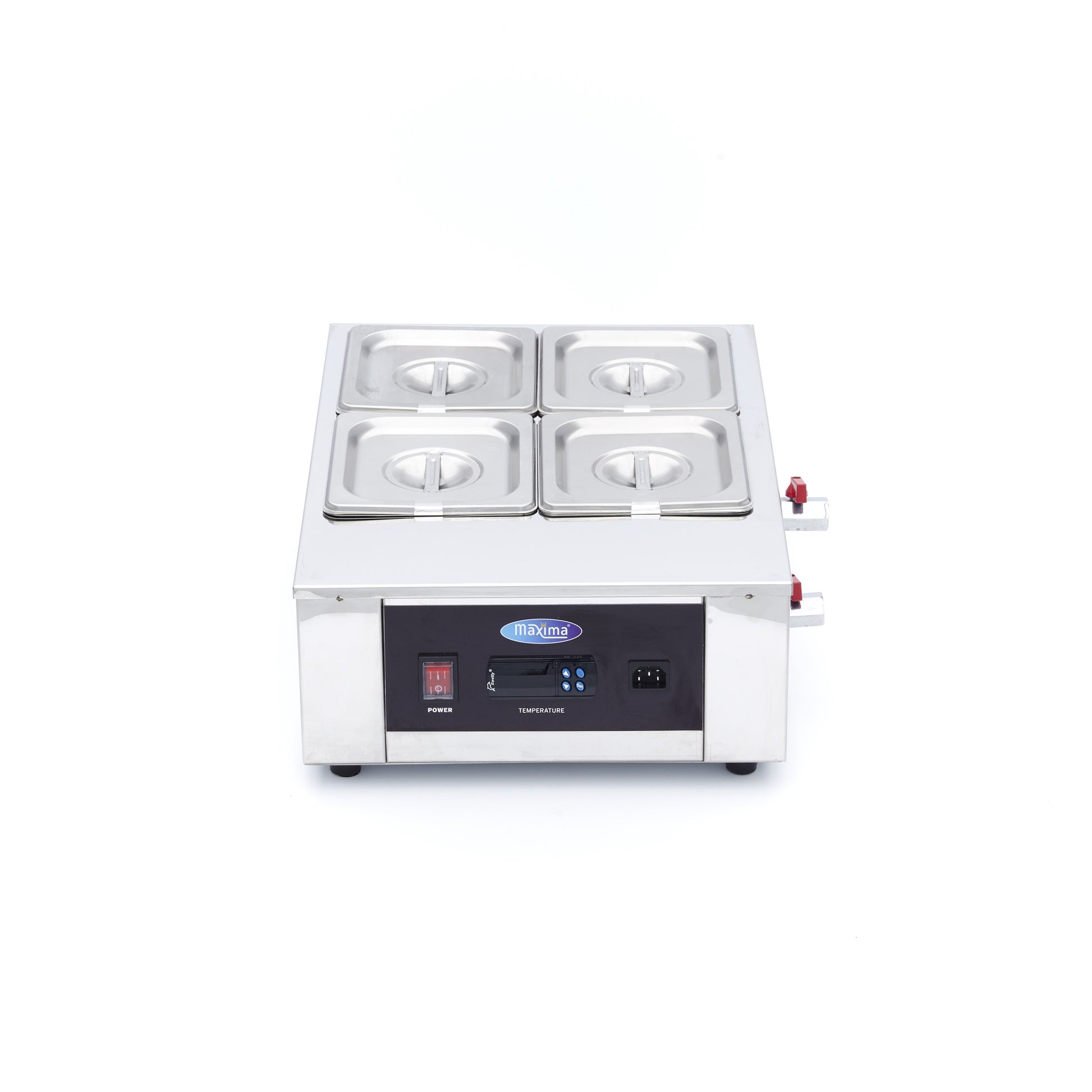 Chauffe chocolat - 4 bacs GN 1/6 de 100 mm 1500 W Maxima - vue 8 - Chauffe-chocolat pro CHR - Cuistéo
