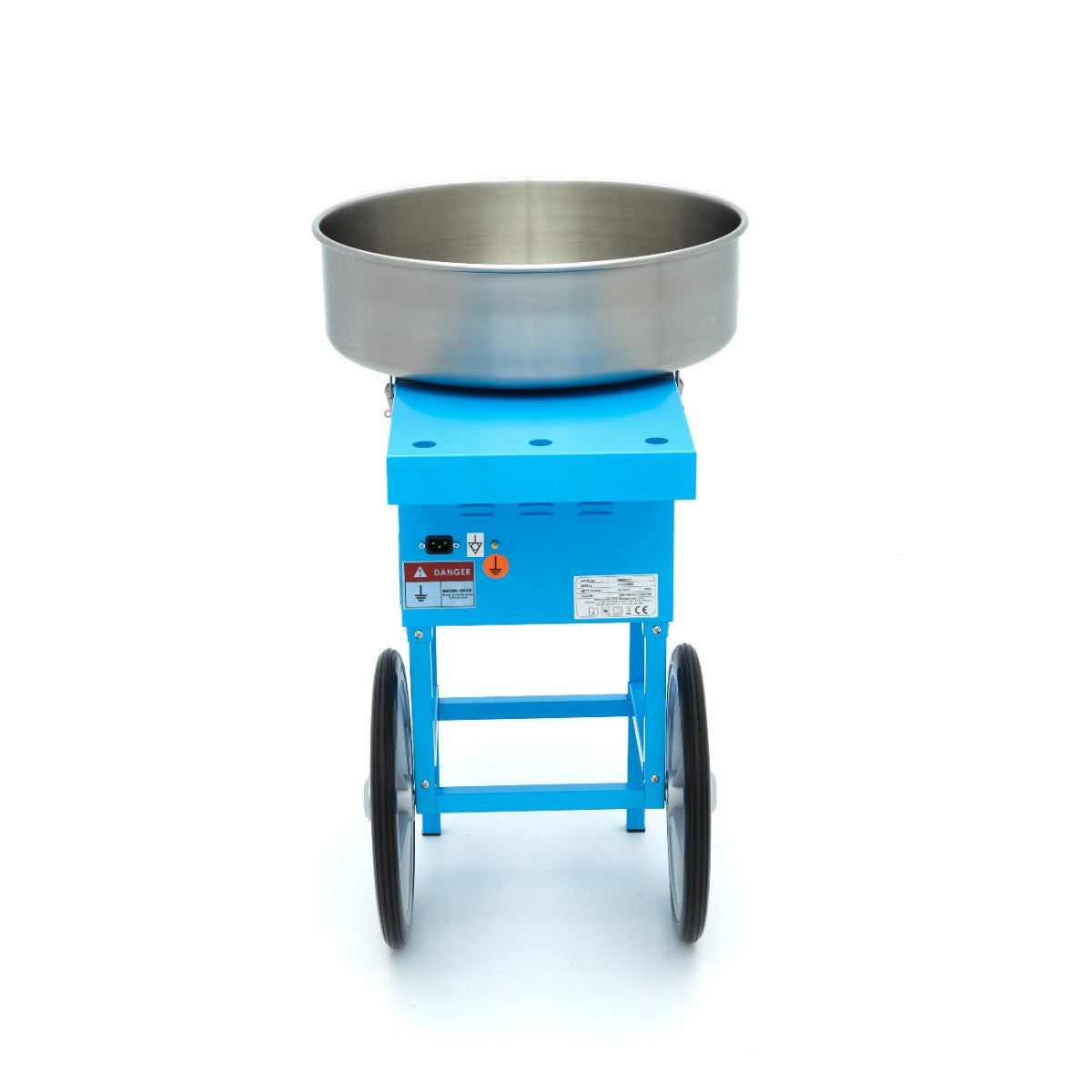 Machine à barbe à papa - diamètre 52 cm - Bleu - avec chariot inox 1080 W Maxima - vue 4 - Machine popcorn / barbe à papa pro CHR - Cuistéo