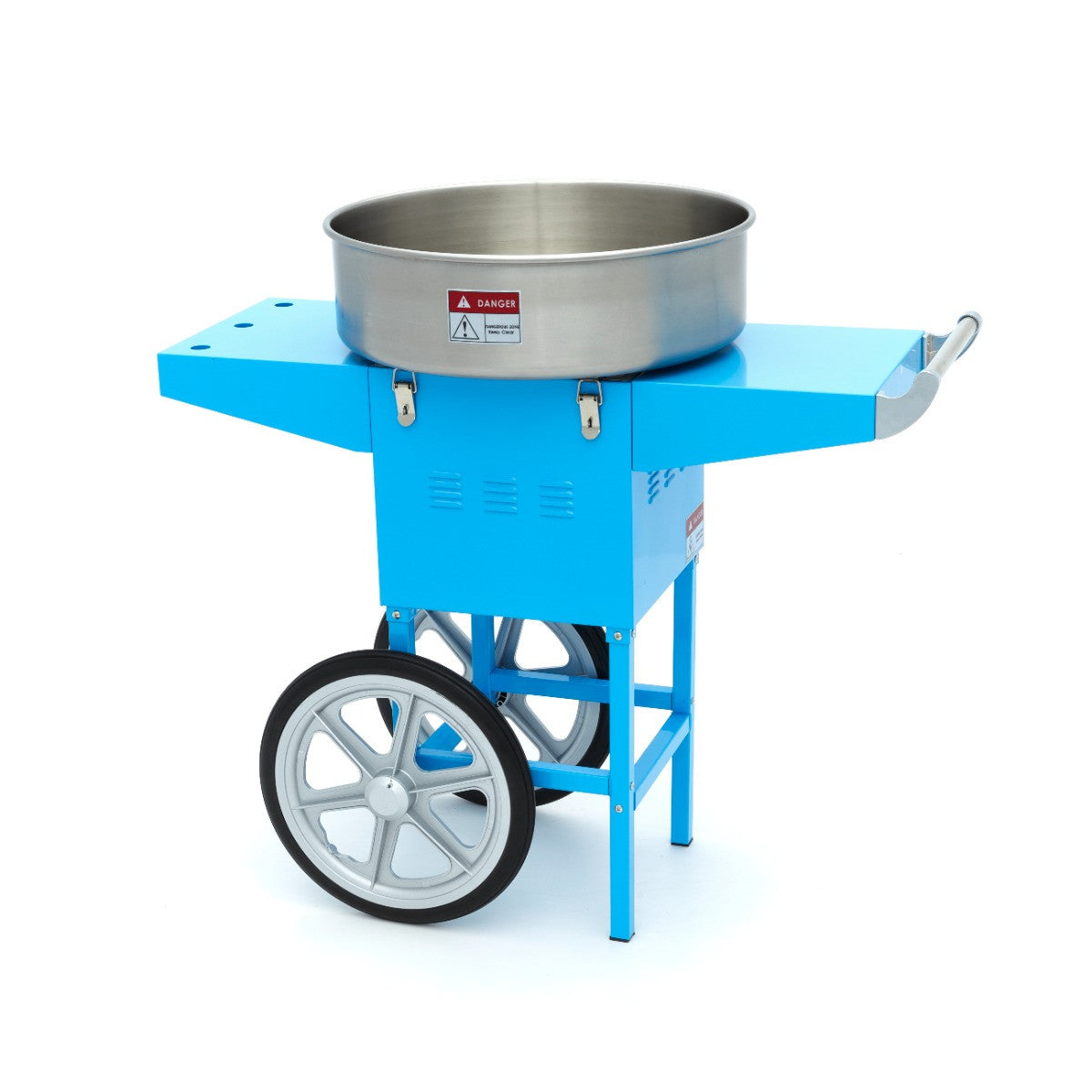 Machine à barbe à papa - diamètre 52 cm - Bleu - avec chariot inox 1080 W Maxima - vue 5 - Machine popcorn / barbe à papa pro CHR - Cuistéo