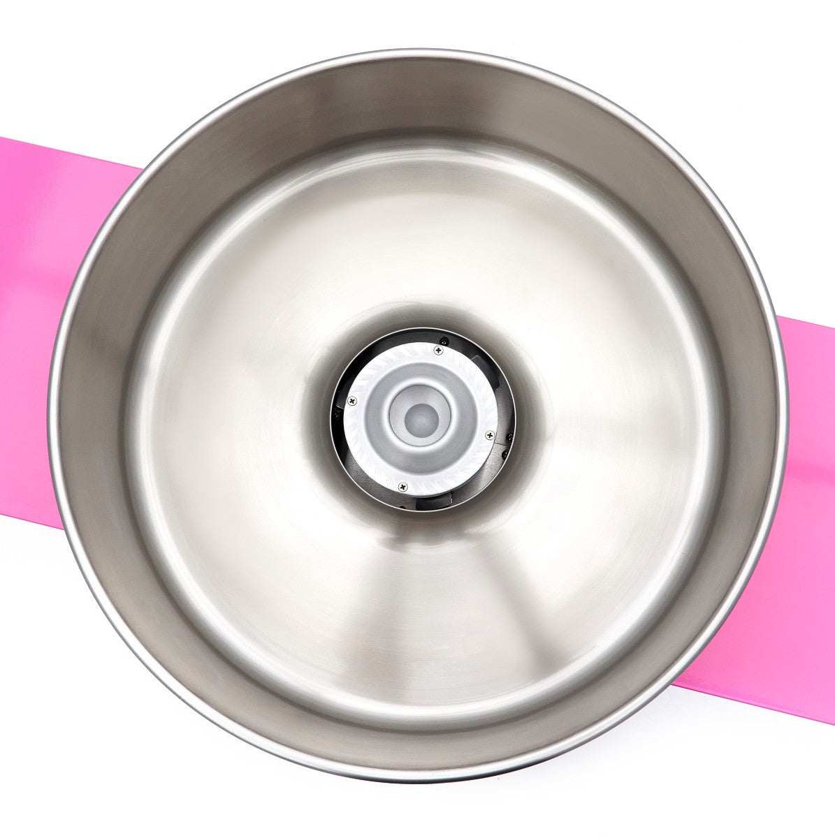 Machine à barbe à papa - diamètre 52cm - Rose - avec chariot inox 1080 W Maxima - vue 6 - Machine popcorn / barbe à papa pro CHR - Cuistéo