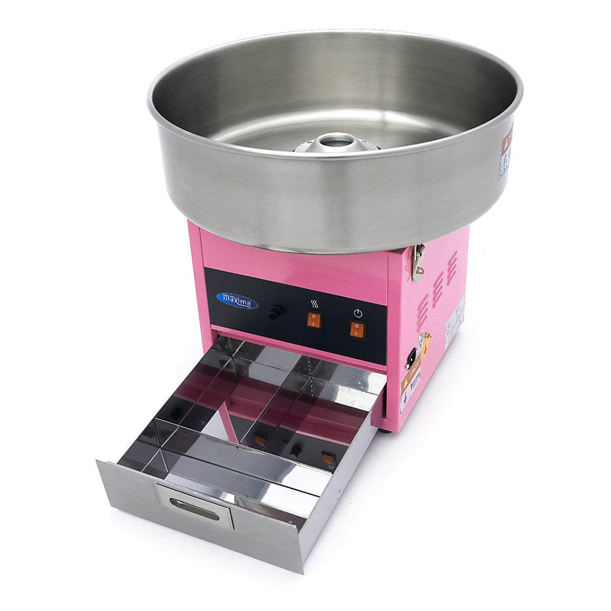 Machine à barbe à papa - diamètre 52cm - Rose 1080 W Maxima - vue 9 - Machine popcorn / barbe à papa pro CHR - Cuistéo