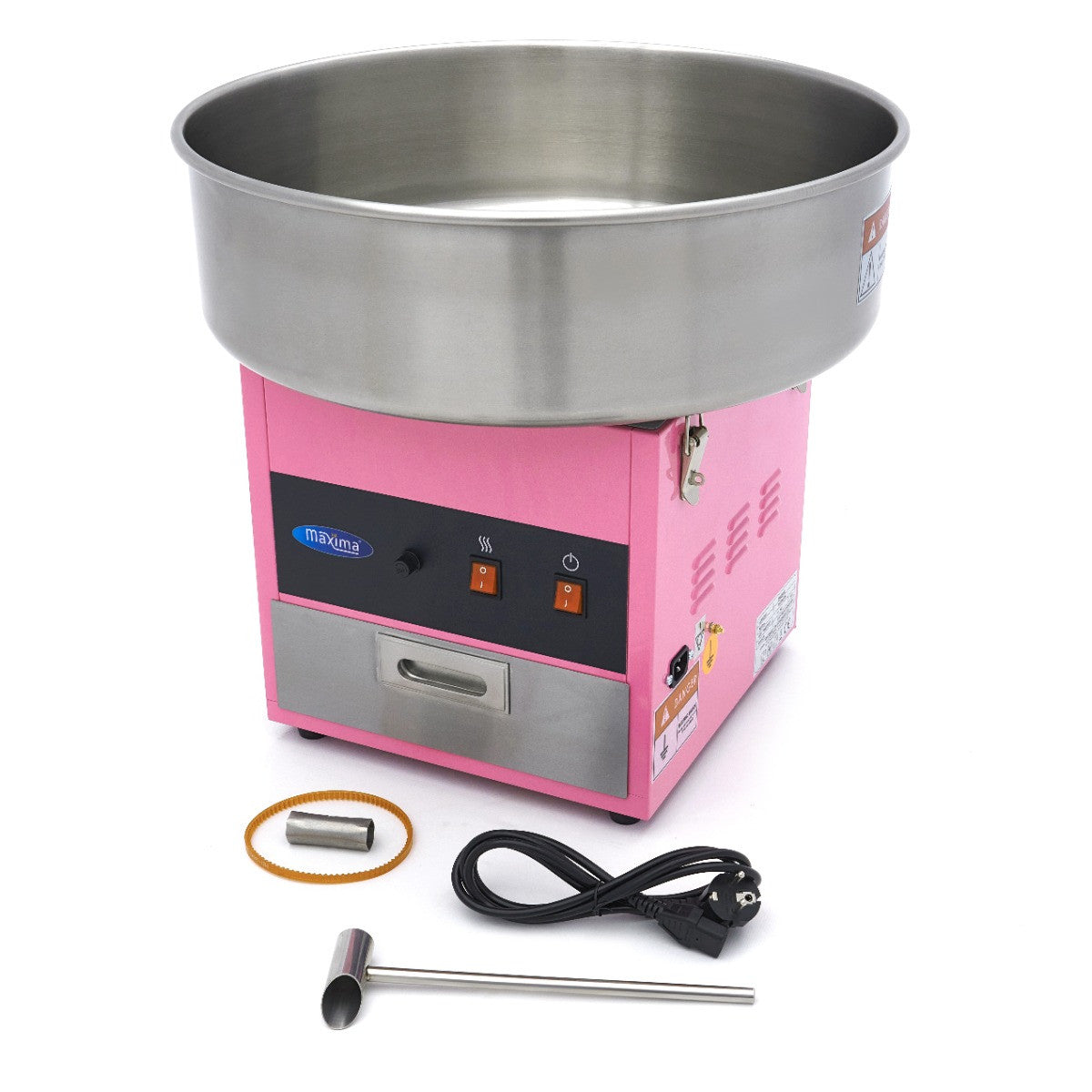 Machine à barbe à papa - diamètre 52cm - Rose 1080 W Maxima - vue 10 - Machine popcorn / barbe à papa pro CHR - Cuistéo