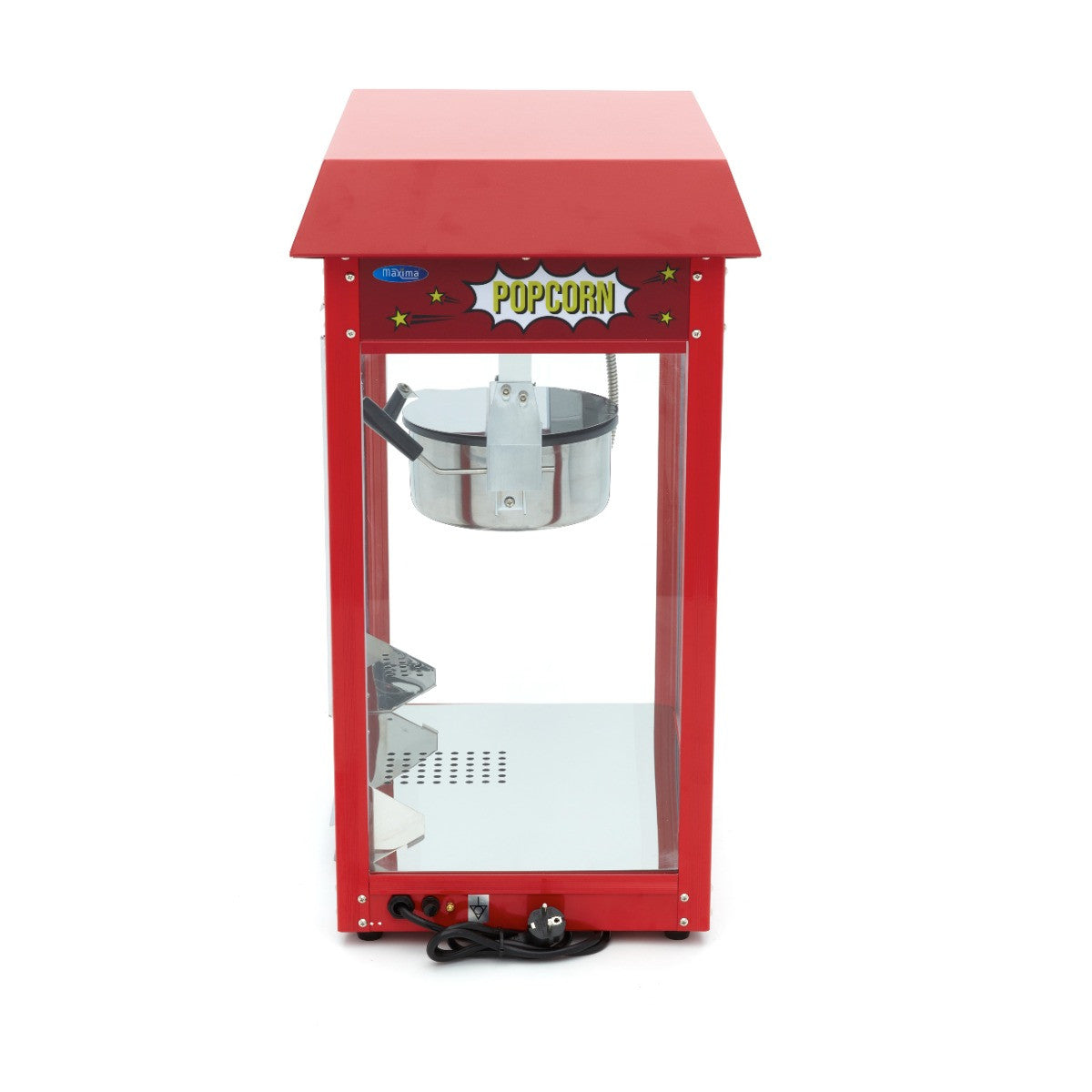 Machine à pop-corn - 150g - Boîtier vitré 150 L 1375 W Maxima - vue 4 - Machine popcorn / barbe à papa pro CHR - Cuistéo