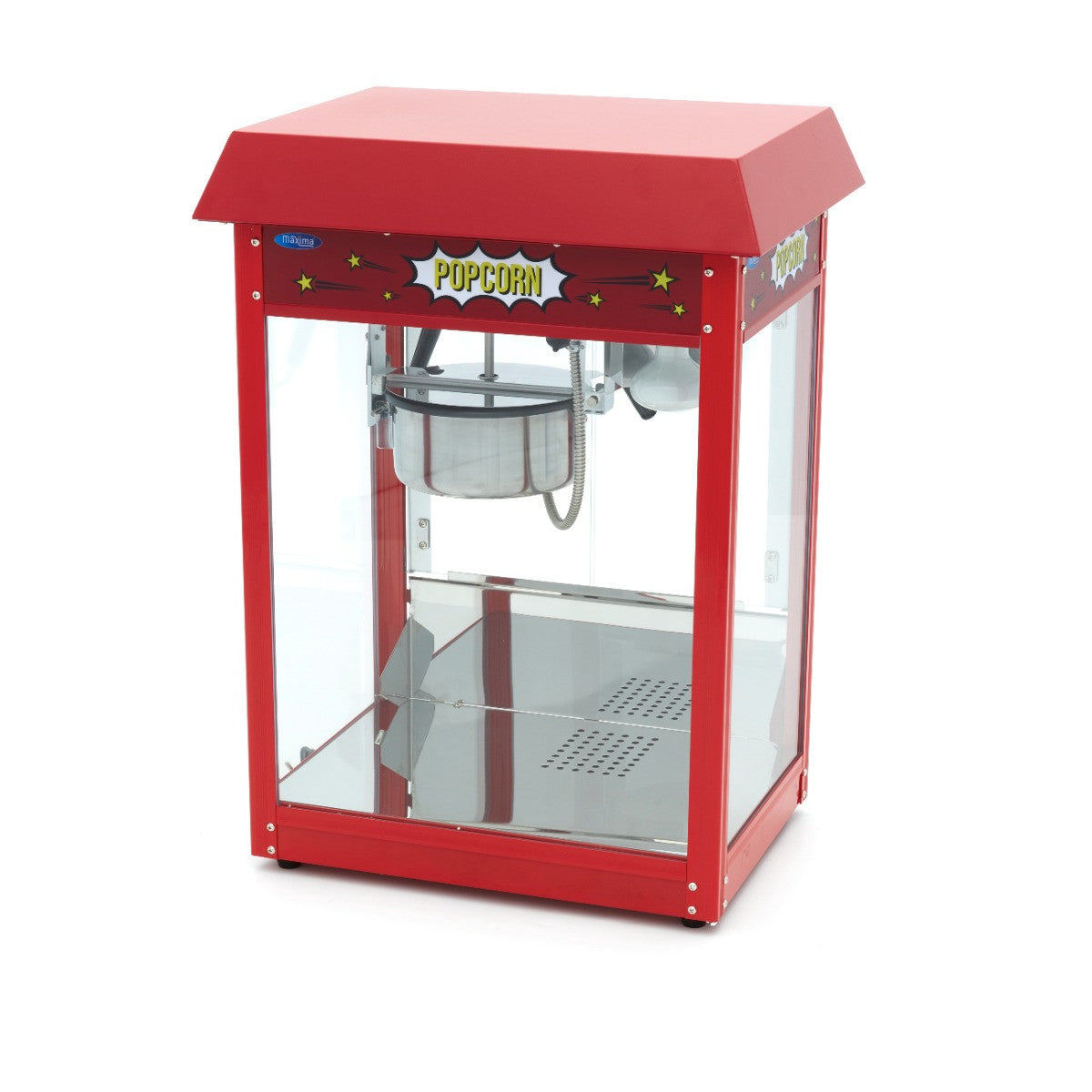 Machine à pop-corn - 150g - Boîtier vitré 150 L 1375 W Maxima - vue 5 - Machine popcorn / barbe à papa pro CHR - Cuistéo