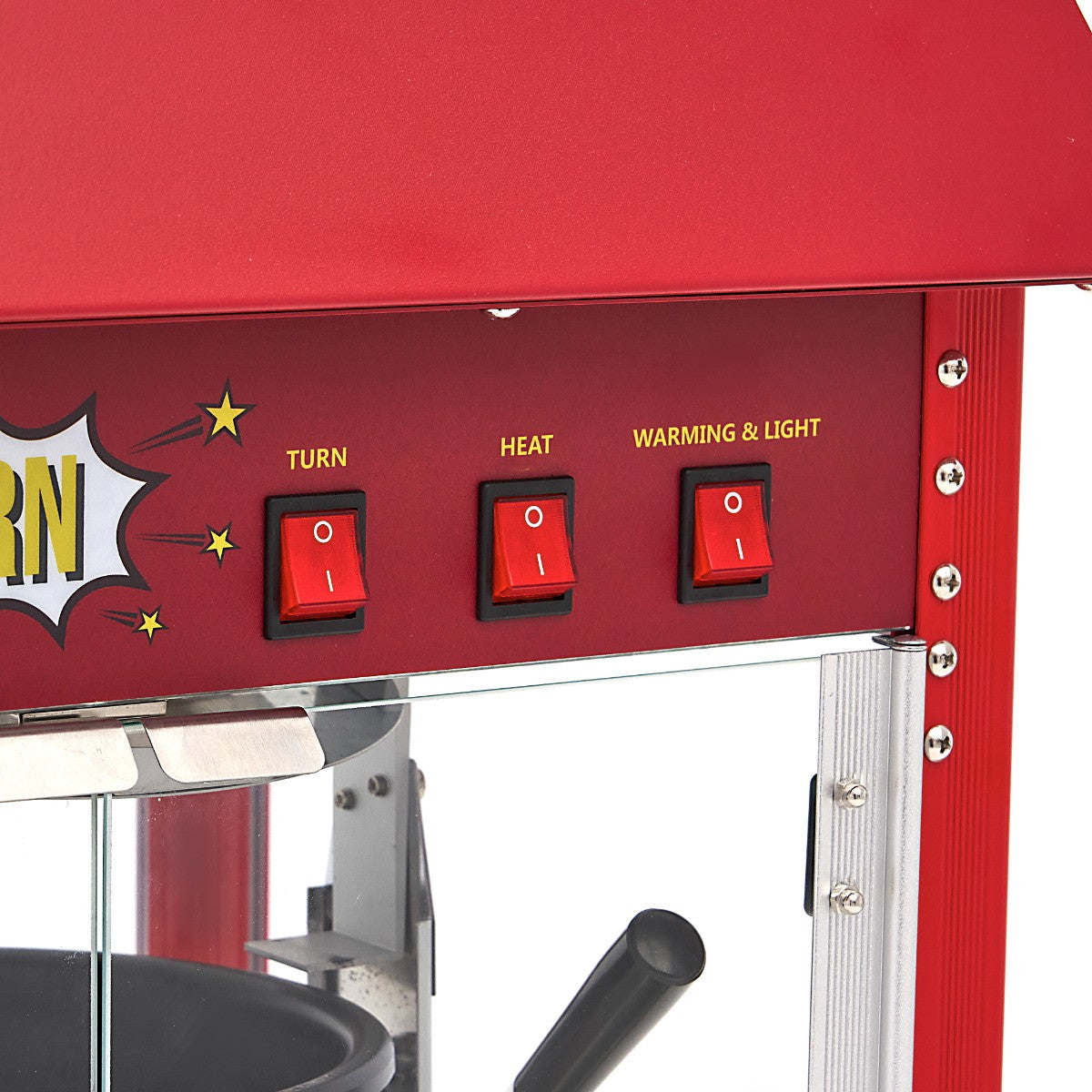 Machine à pop-corn - 150g - Boîtier vitré 150 L 1375 W Maxima - vue 6 - Machine popcorn / barbe à papa pro CHR - Cuistéo