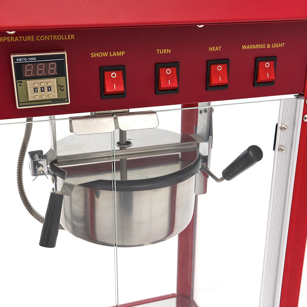 Machine à pop-corn - 150 g - avec vitrine de maintien au chaud 150 L 1700 W Maxima - vue 5 - Machine popcorn / barbe à papa pro CHR - Cuistéo