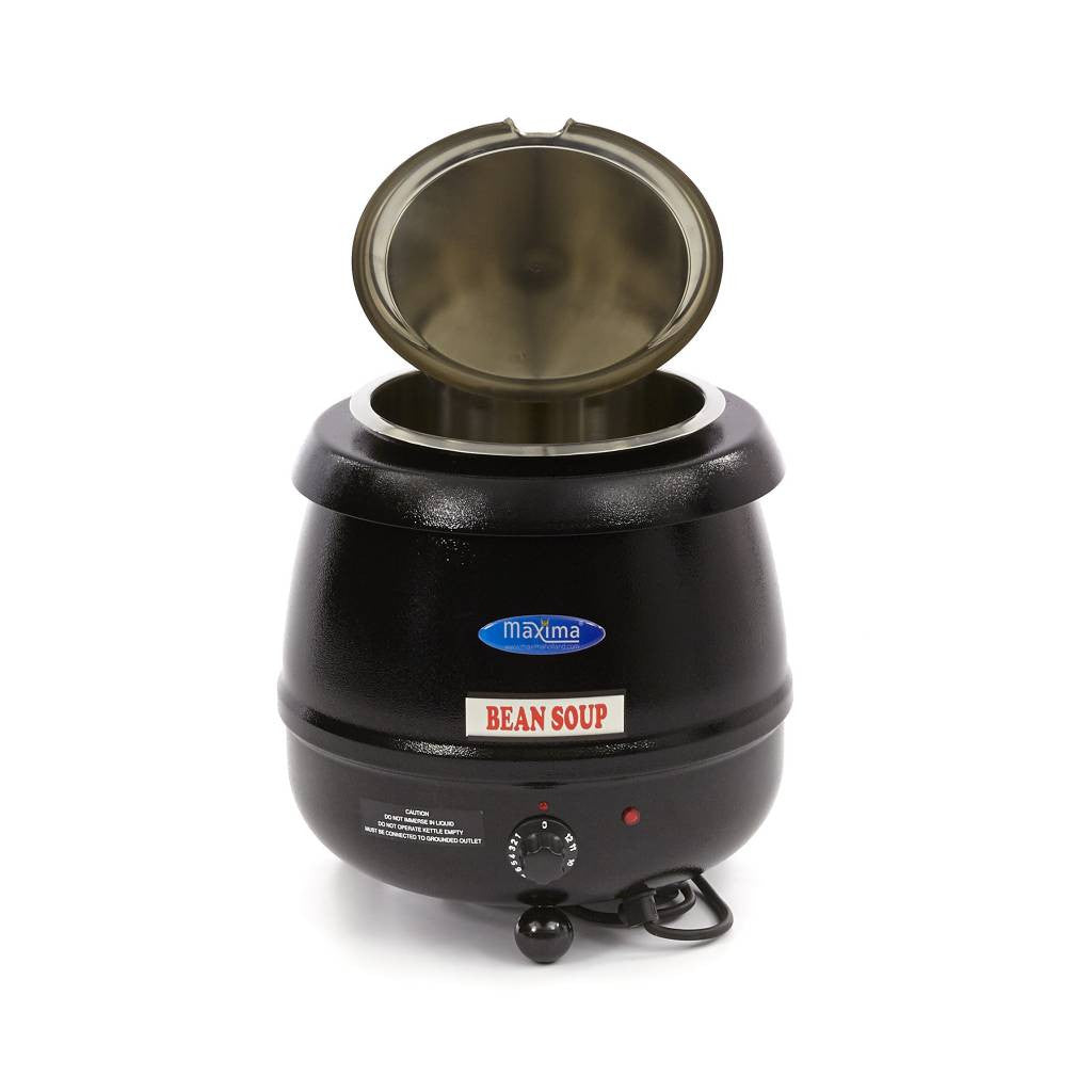 Marmite à soupe - 10L - Pot intérieur amovible - avec encoche pour cuillère 400 W Maxima - vue 3 - Soupière pro CHR - Cuistéo