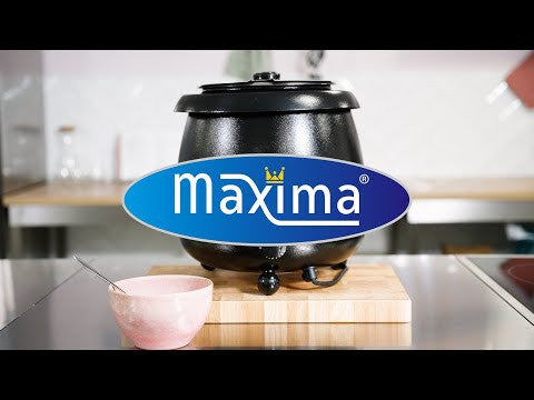 Marmite à soupe - 10L - Pot intérieur amovible - avec encoche pour cuillère 400 W Maxima - vue 5 - Soupière pro CHR - Cuistéo